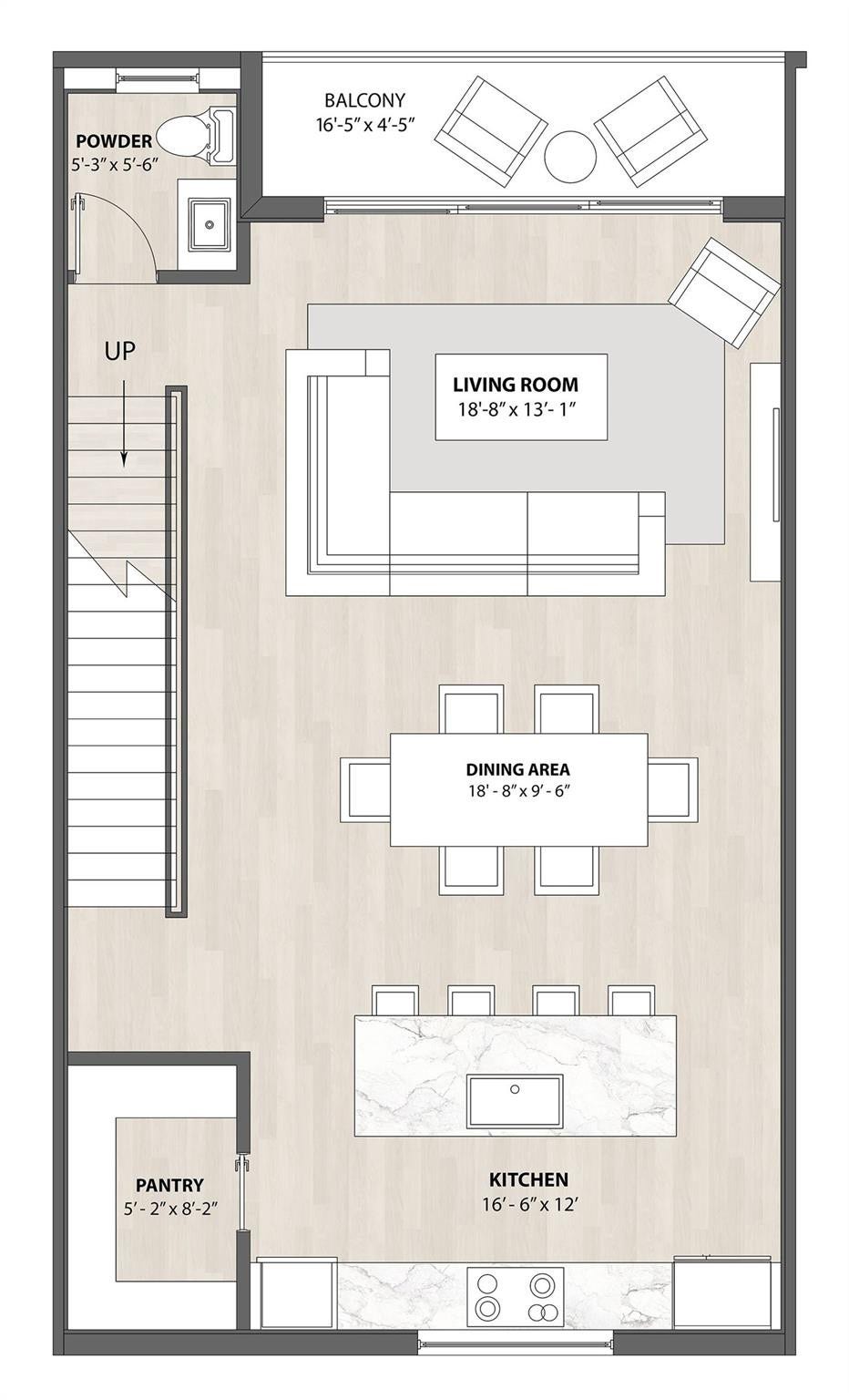 DISCLAIMER: All renderings, site plans, simulated views, floor plans, graphic images, drawings and all other information depicted are illustrative, and are provided to assist in visualizing the units and the Project and may not be accurately depicted and may be changed at any time.