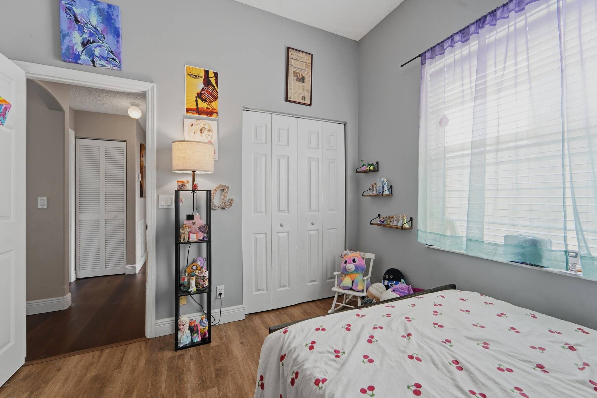 6801 Las Colinas Lane, Lake Worth, FL 33463 Bedroom #2 View from bed