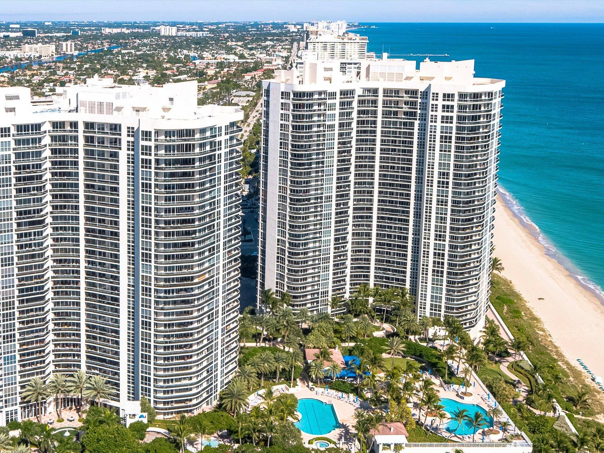 3100 N Ocean Boulevard, #2603, Fort Lauderdale, FL 33308 47-Drone Aerial L'Hermitage Complex with