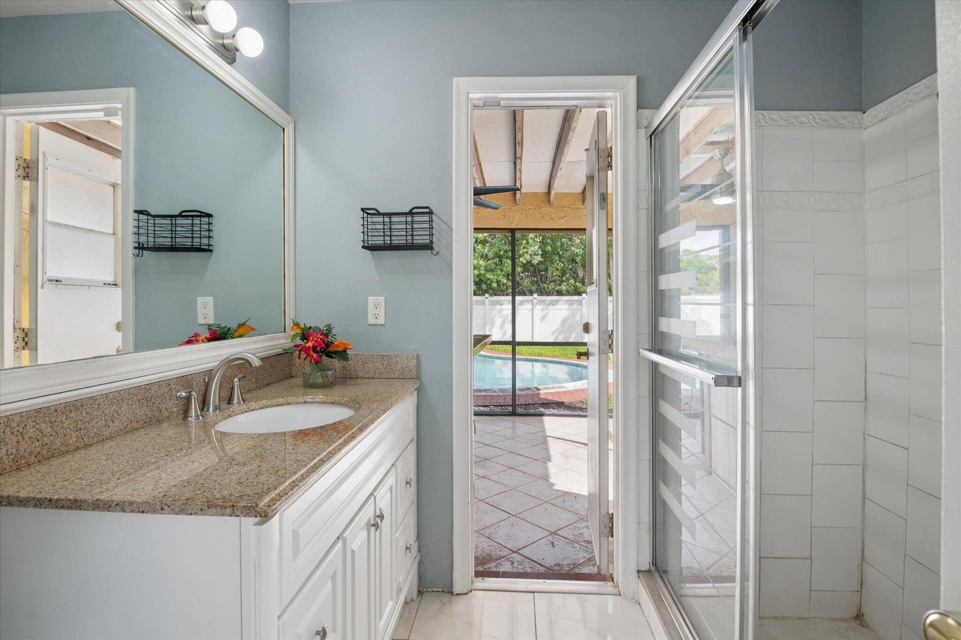 11913 NW 31st Street, Coral Springs, FL 33065 Primary Bathroom with access to outdoor patio