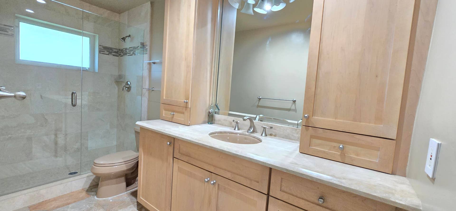 4011 NE 27th Terrace, Lighthouse Point, FL 33064 Remodeled bathroom walk in shower
