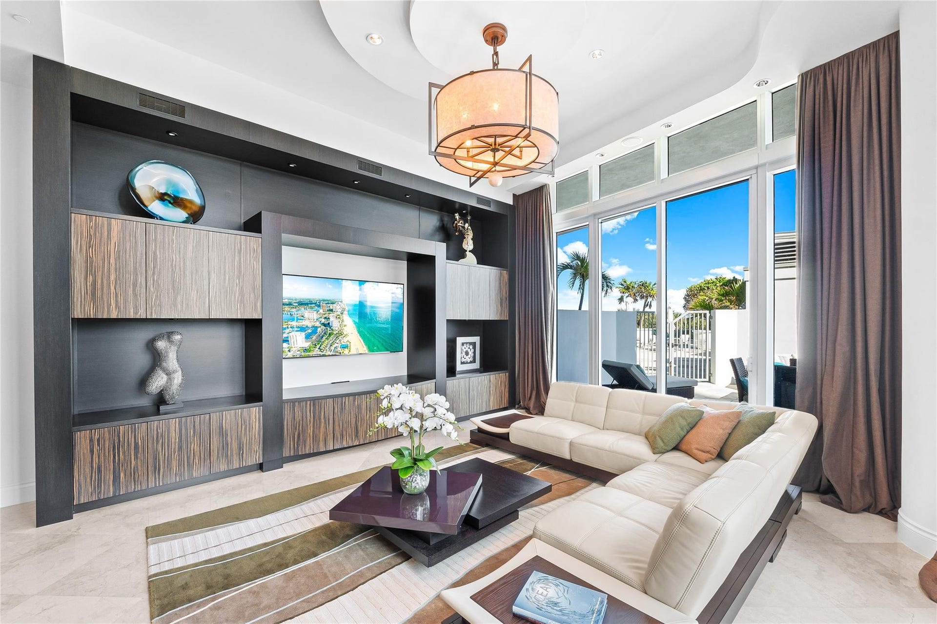 1600 S Ocean Boulevard, #301, Lauderdale-By-The-Sea, Pompano Beach, FL 33062 2nd Living Space leads to Lanai Terrace, Pool & Beach.