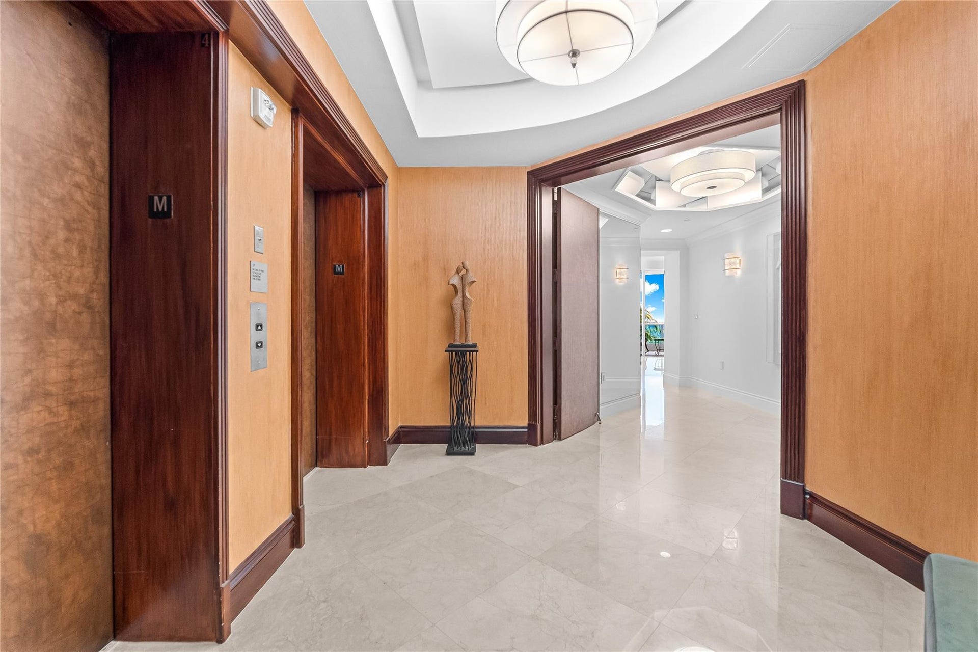 1600 S Ocean Boulevard, #301, Lauderdale-By-The-Sea, Pompano Beach, FL 33062 Private Double ElevatorFoyer