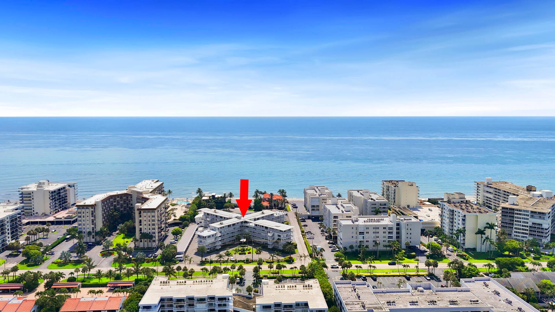 3500 S Ocean Boulevard, #315, South Palm Beach, FL 33480 Aerial View of Beachside Condo