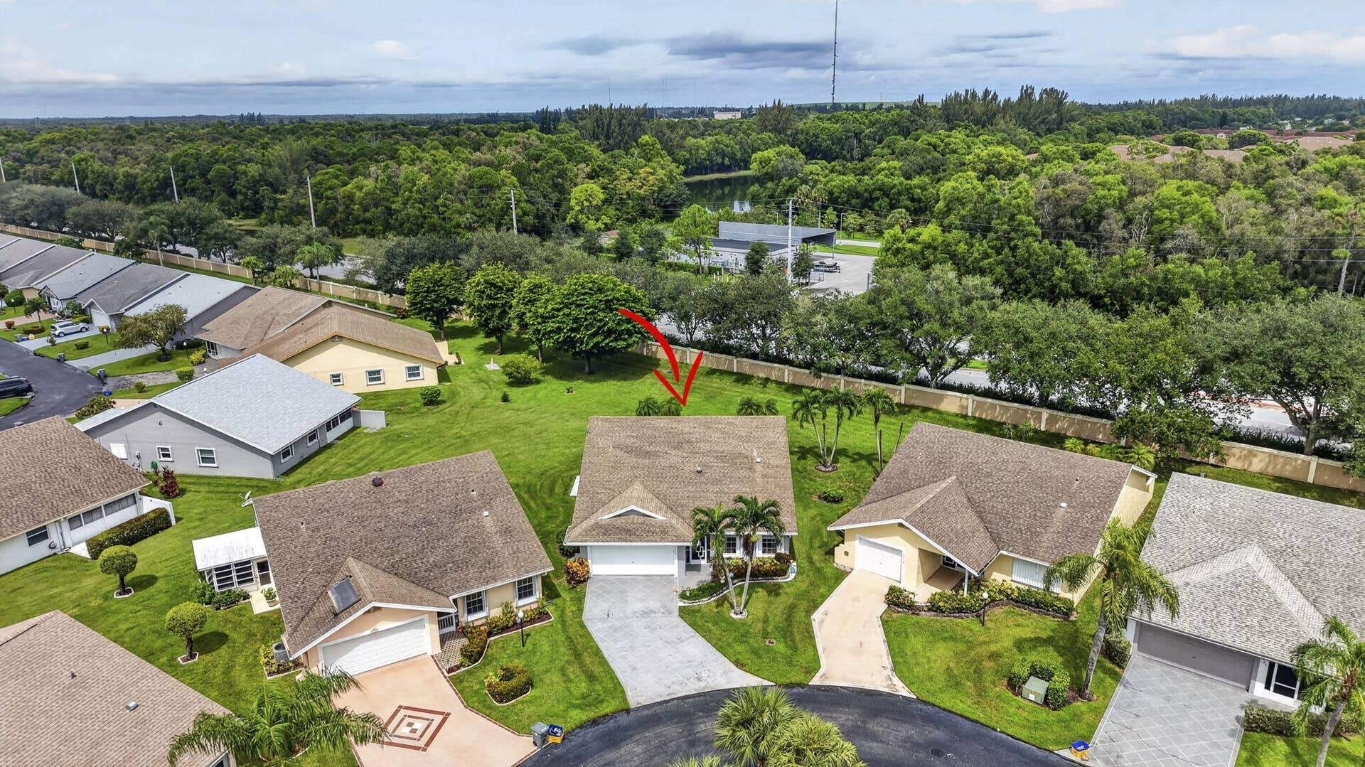 3914 Dafilee Circle, West Palm Beach, FL 33417 Aerial View