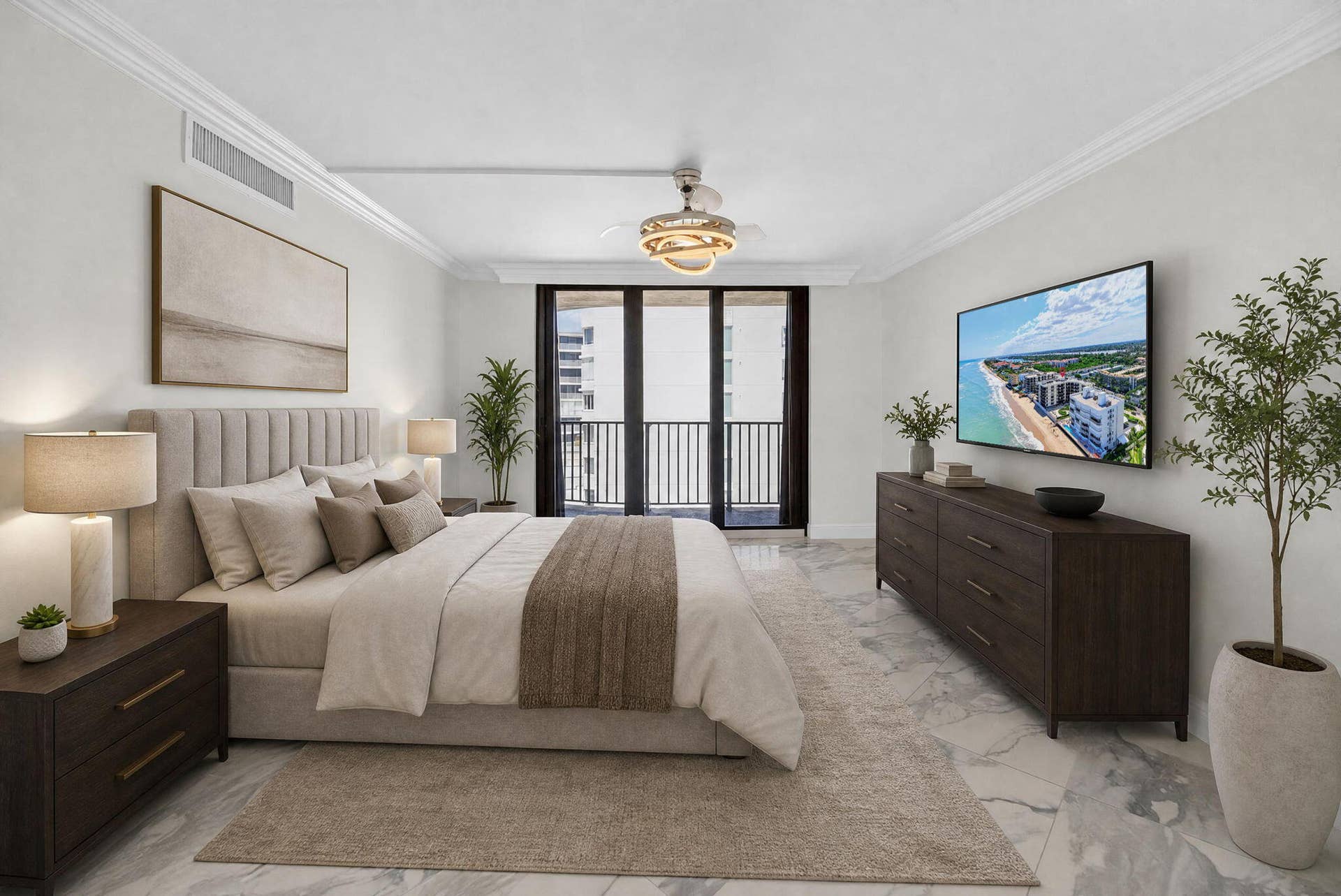 3610 S Ocean Boulevard, #409, South Palm Beach, FL 33480 3-web-or-mls-Virtually Staged Bedroom