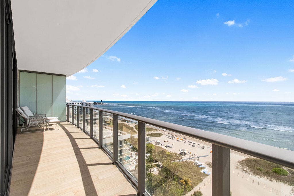 1116 N OCEAN Boulevard, #1205, Pompano Beach, FL 33062 Long Balcony Two Bedrooms face The Ocean