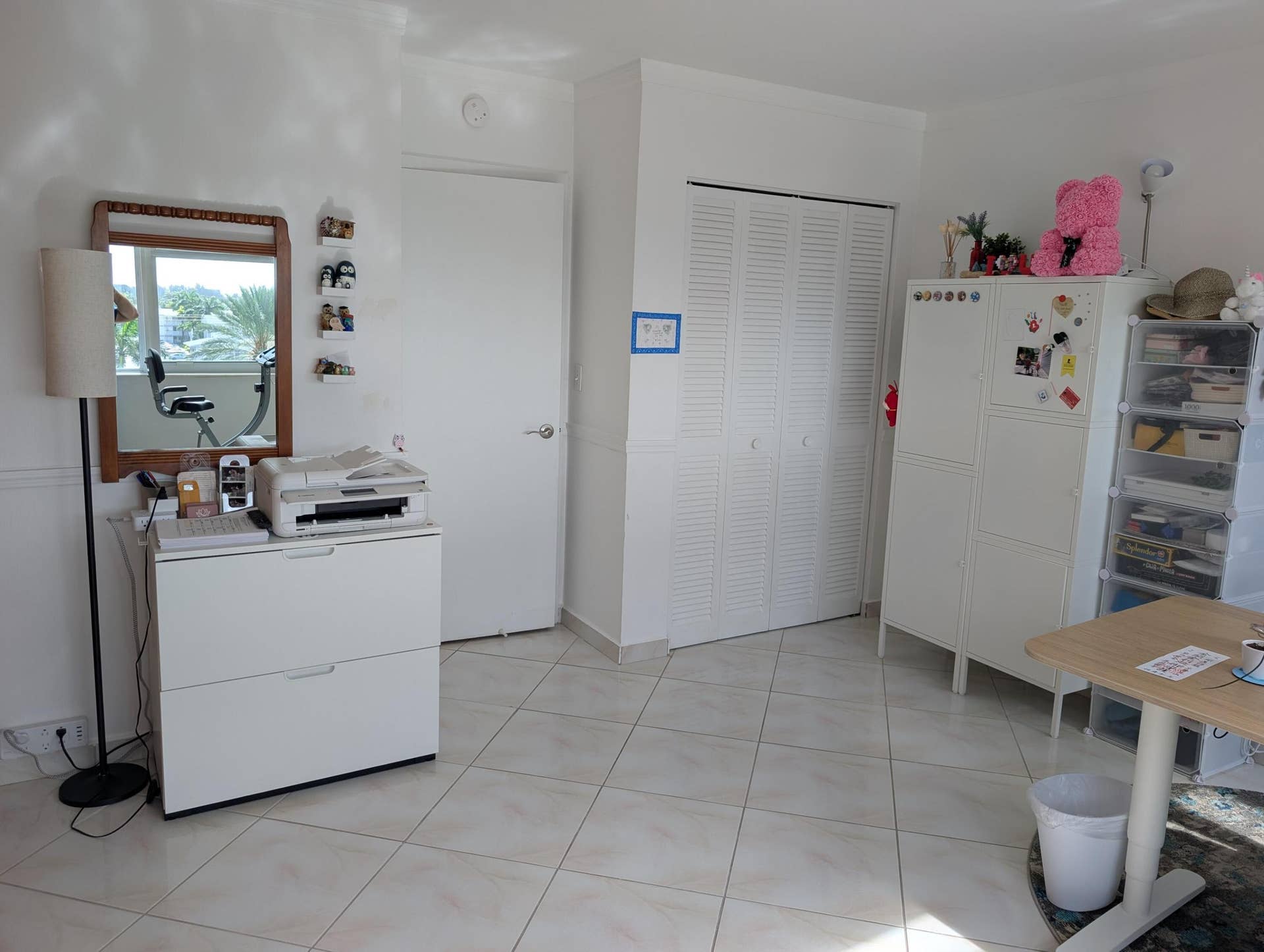 Second Bedroom featuring an office and a murphy Bed
