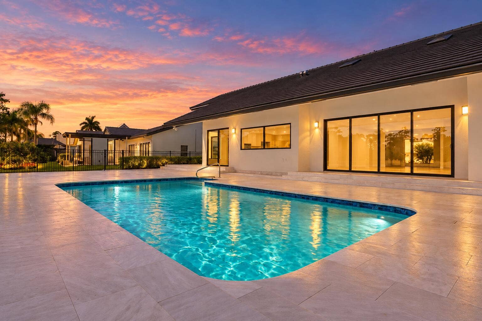 10941 BOCA WOODS Lane, Boca Raton, FL 33428 exterior twilight