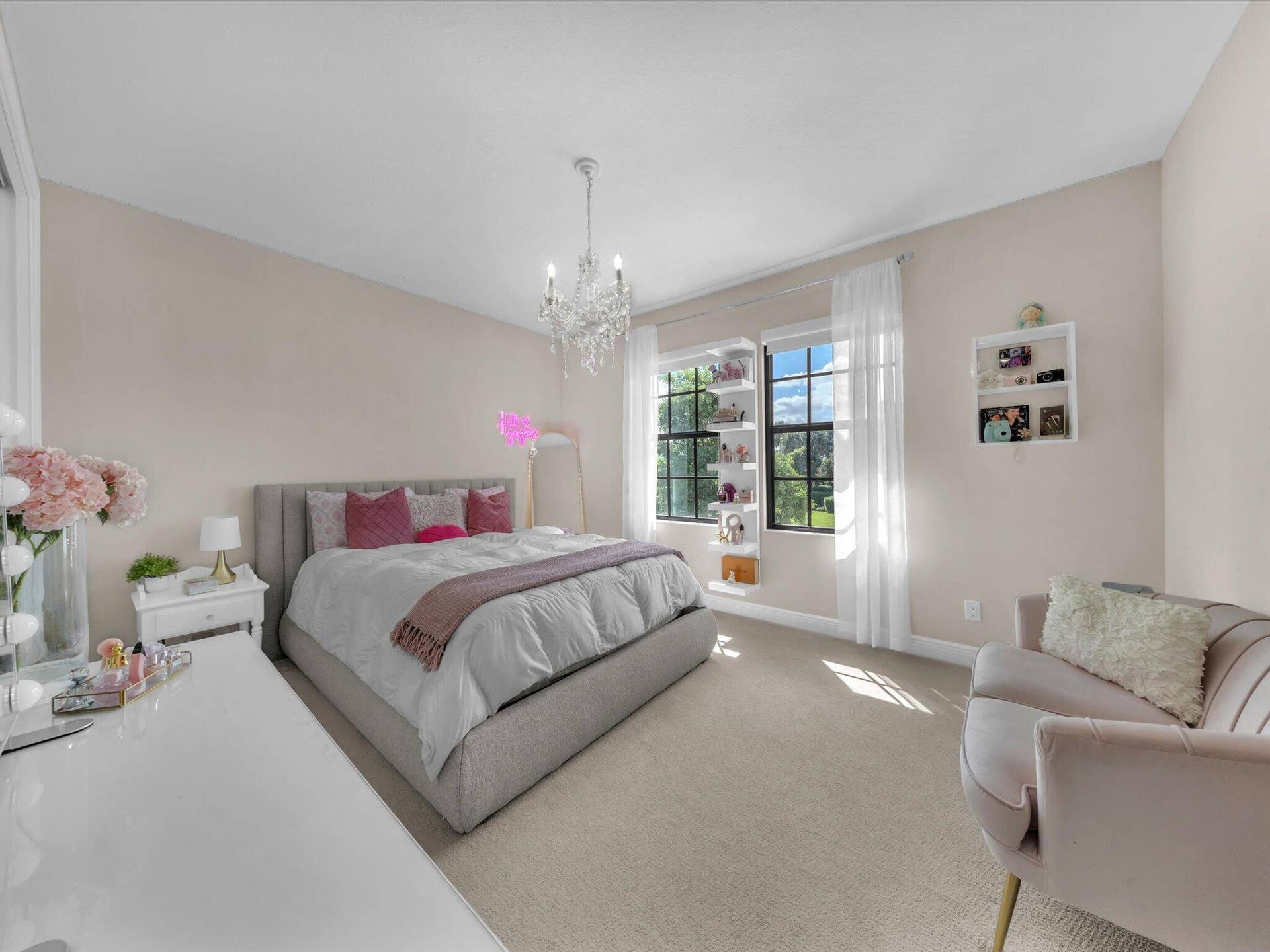 11965 S BAYPOINT Circle, Parkland, FL 33076 second bedroom upstairs overlooking the green areas