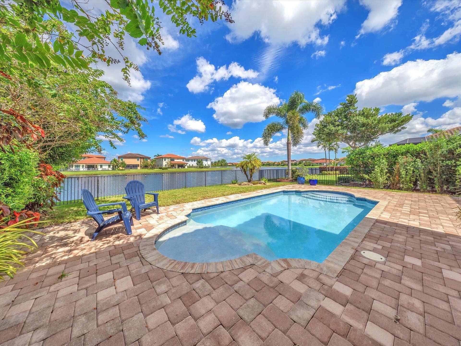 11965 S BAYPOINT Circle, Parkland, FL 33076 lake view and beautiful built in pool