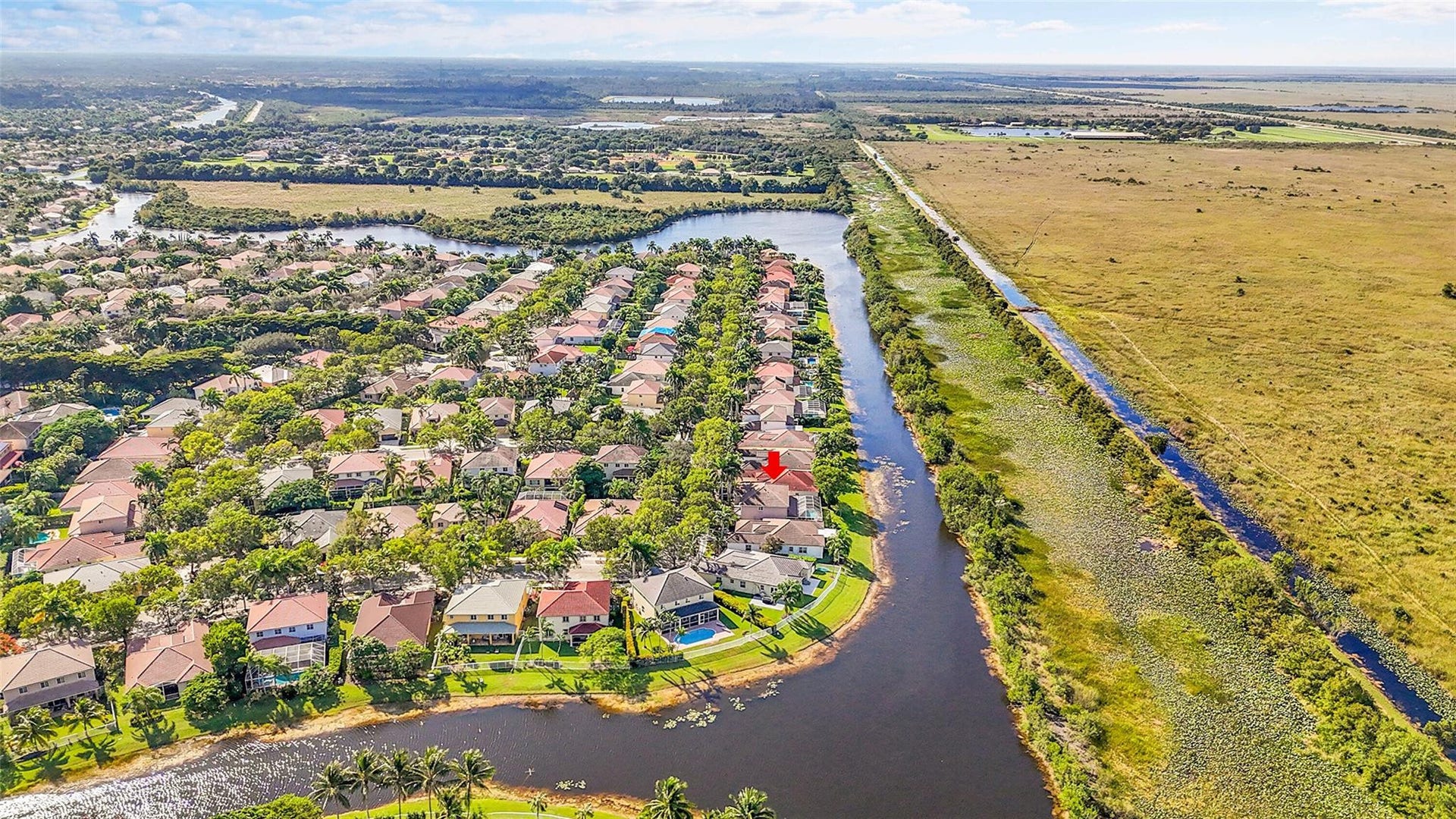 1020 Lavender Circle, Weston, FL 33327 Waterfront property with direct water access