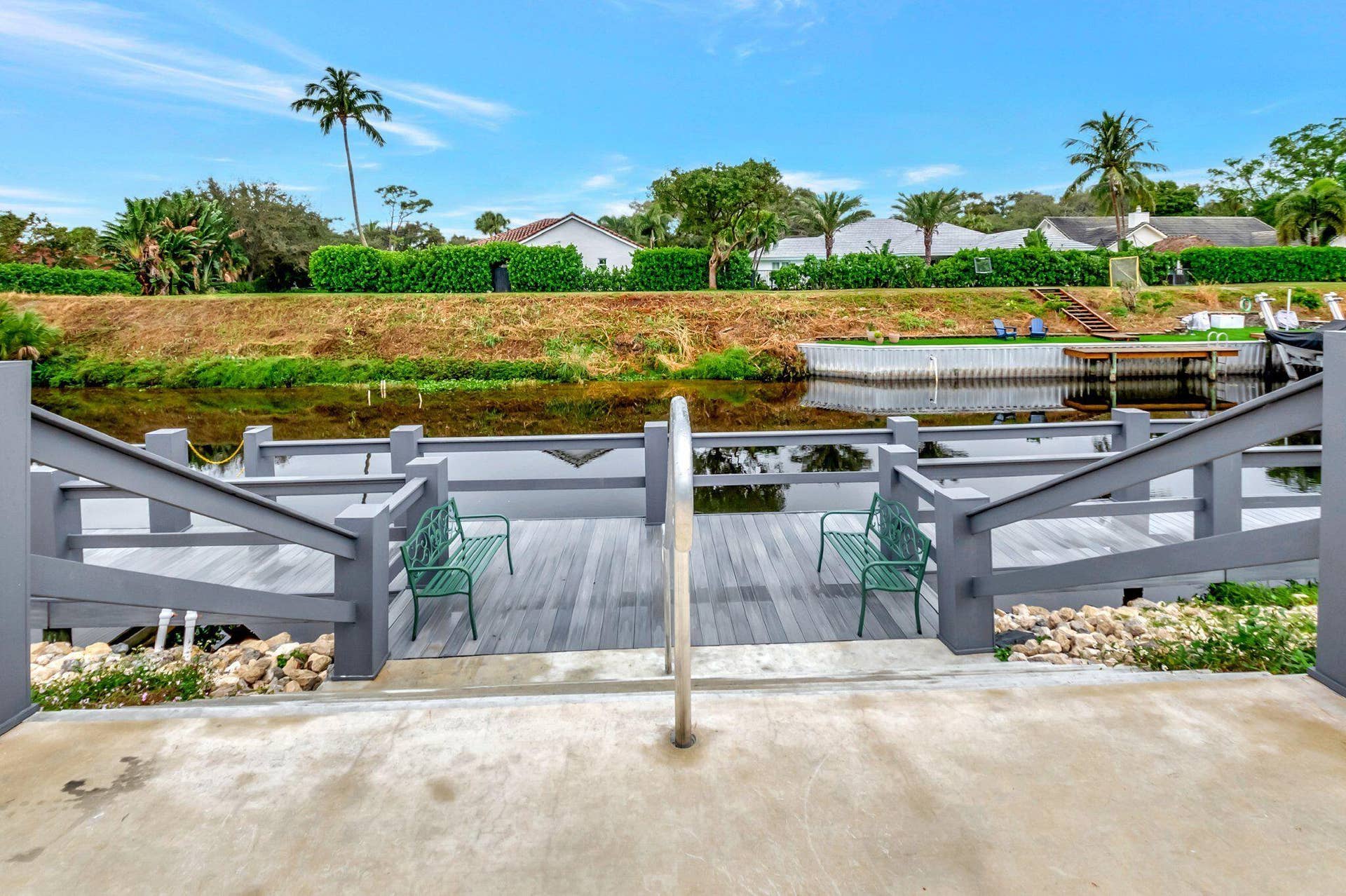 2320 SW 22nd Avenue, #211, Delray Beach, FL 33445 Deck overlooking the canal