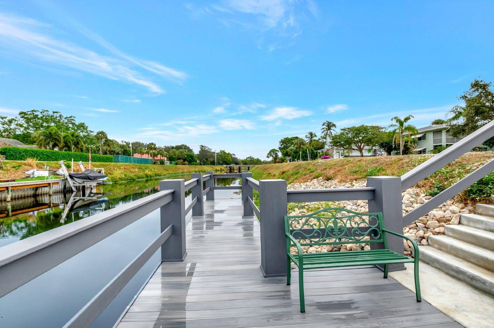 2320 SW 22nd Avenue, #211, Delray Beach, FL 33445 Deck overlooking the canal