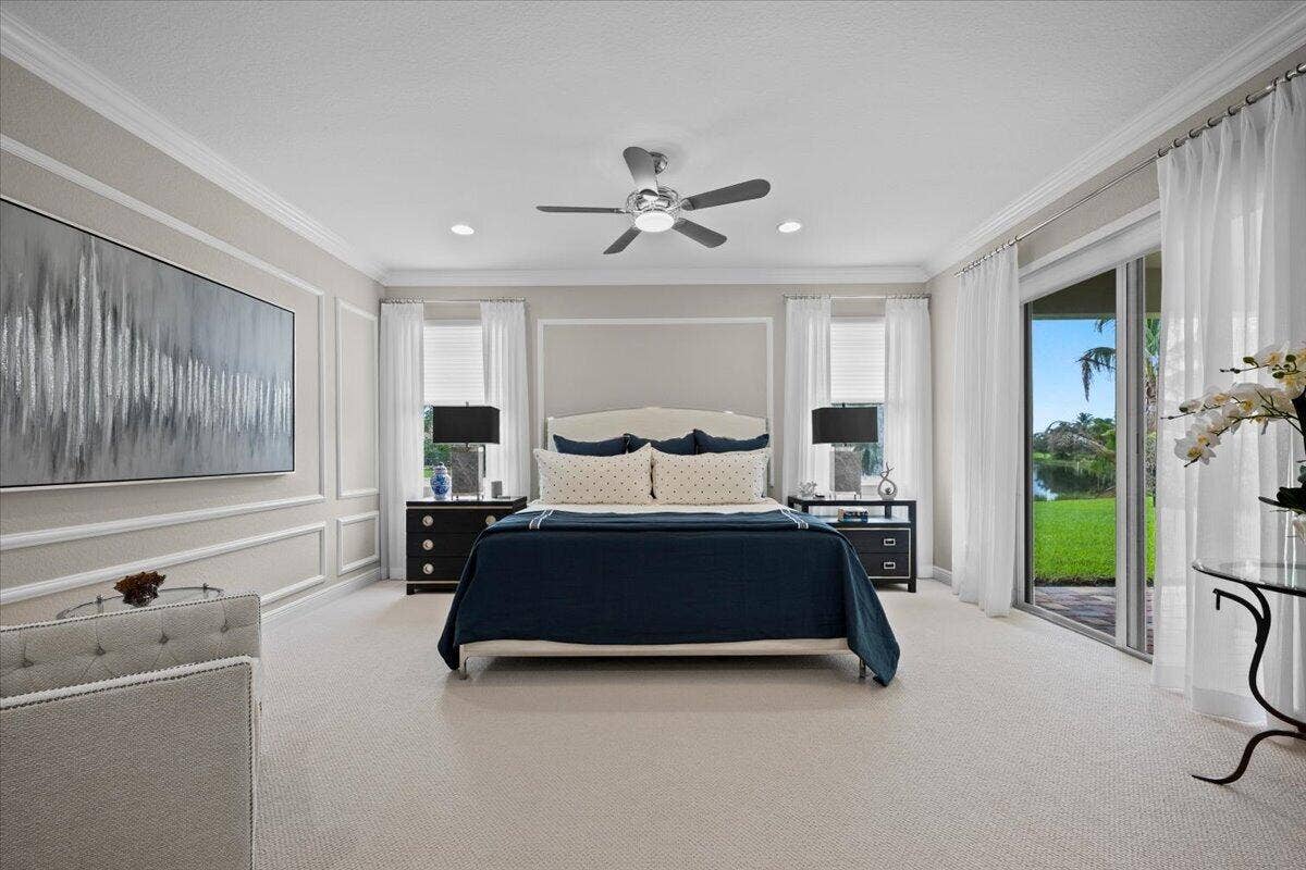 128 Umbrella Place, Jupiter, FL 33458 Peaceful Primary Bedroom