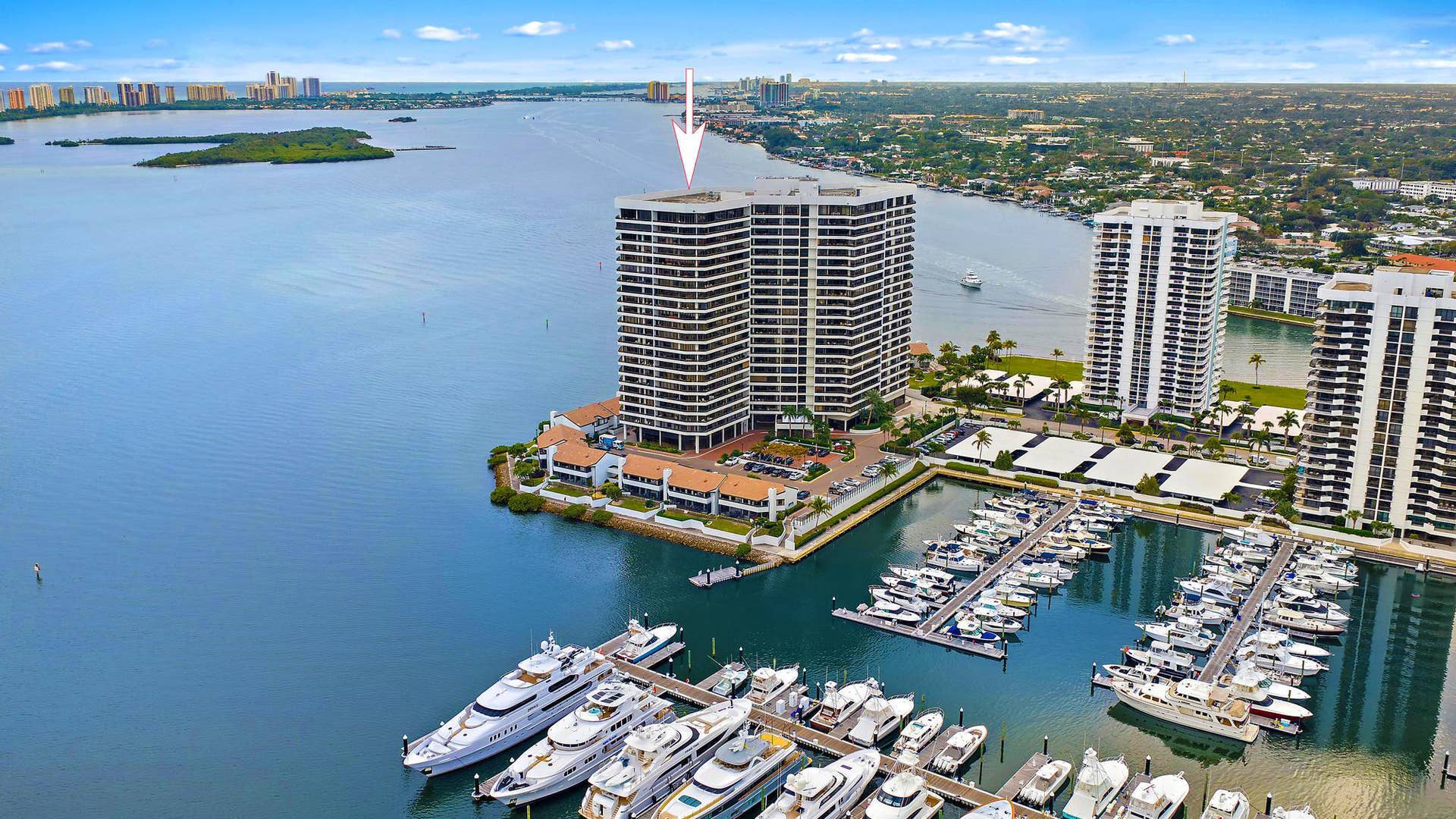 100 Lakeshore Drive, #251, North Palm Beach, FL 33408 Aerial View
