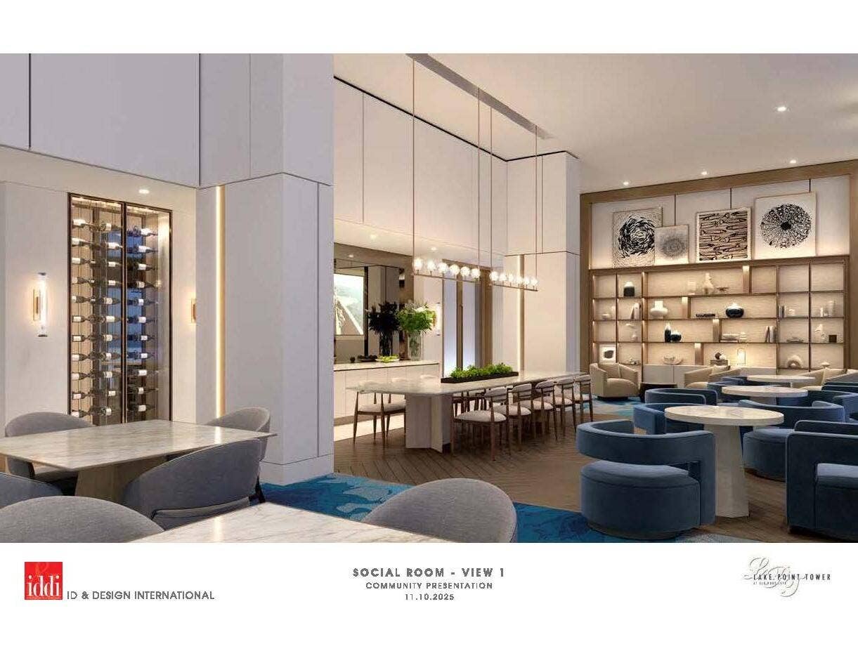 100 Lakeshore Drive, #251, North Palm Beach, FL 33408 Rendering - Social Room Updates Coming