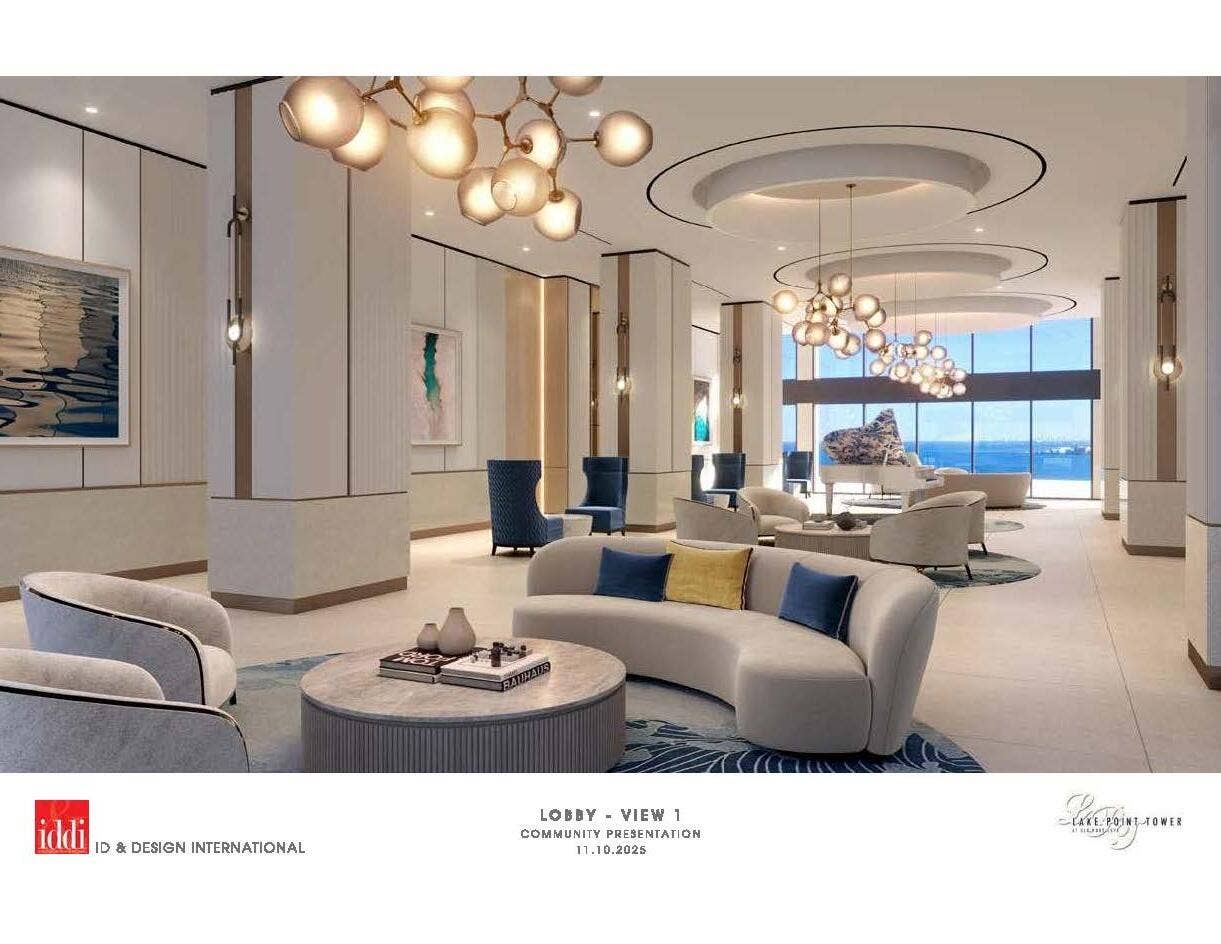 100 Lakeshore Drive, #251, North Palm Beach, FL 33408 Rendering - Lobby Updates Coming
