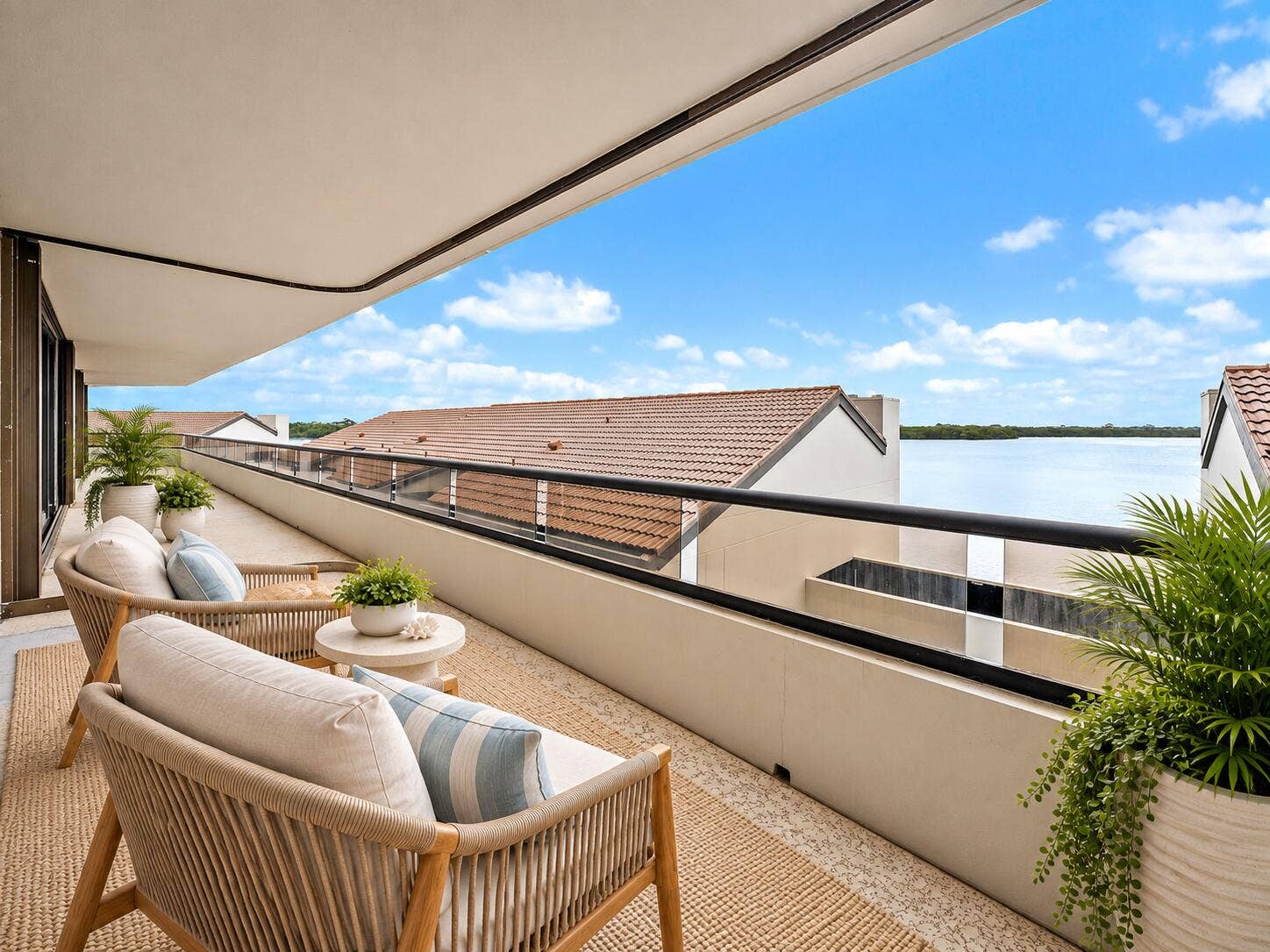 100 Lakeshore Drive, #251, North Palm Beach, FL 33408 Balcony - Virtually staged