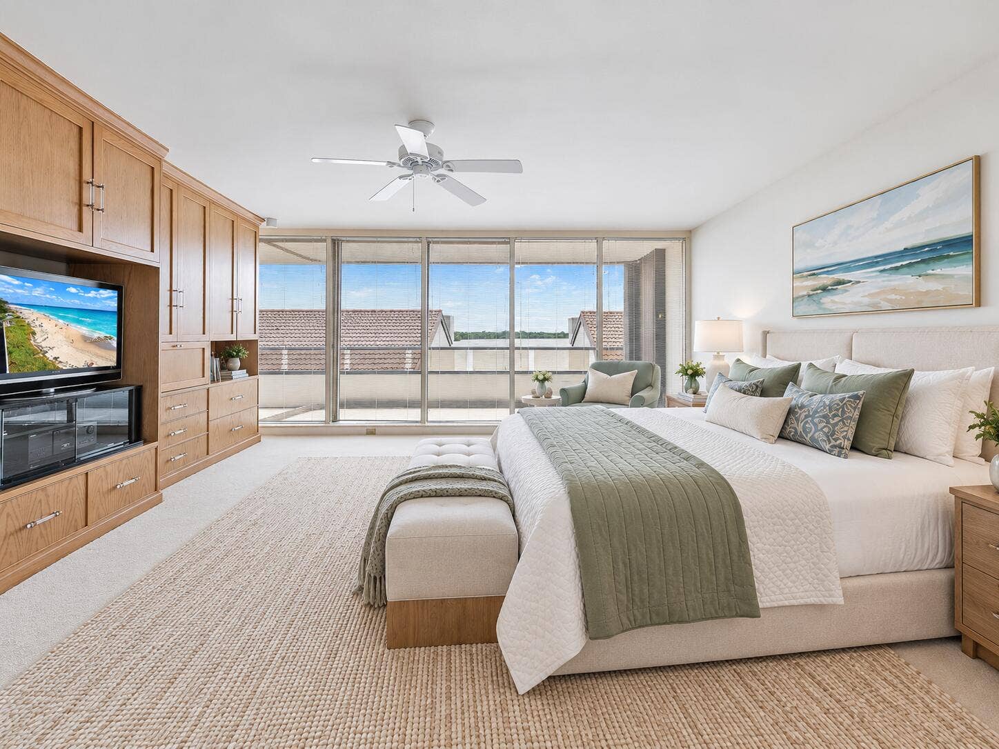 100 Lakeshore Drive, #251, North Palm Beach, FL 33408 Primary Suite - Virtually Staged