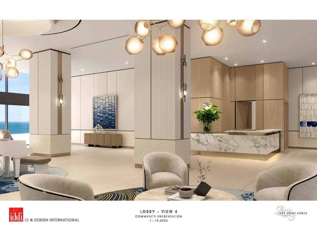100 Lakeshore Drive, #251, North Palm Beach, FL 33408 Rendering - Lobby Updates Coming