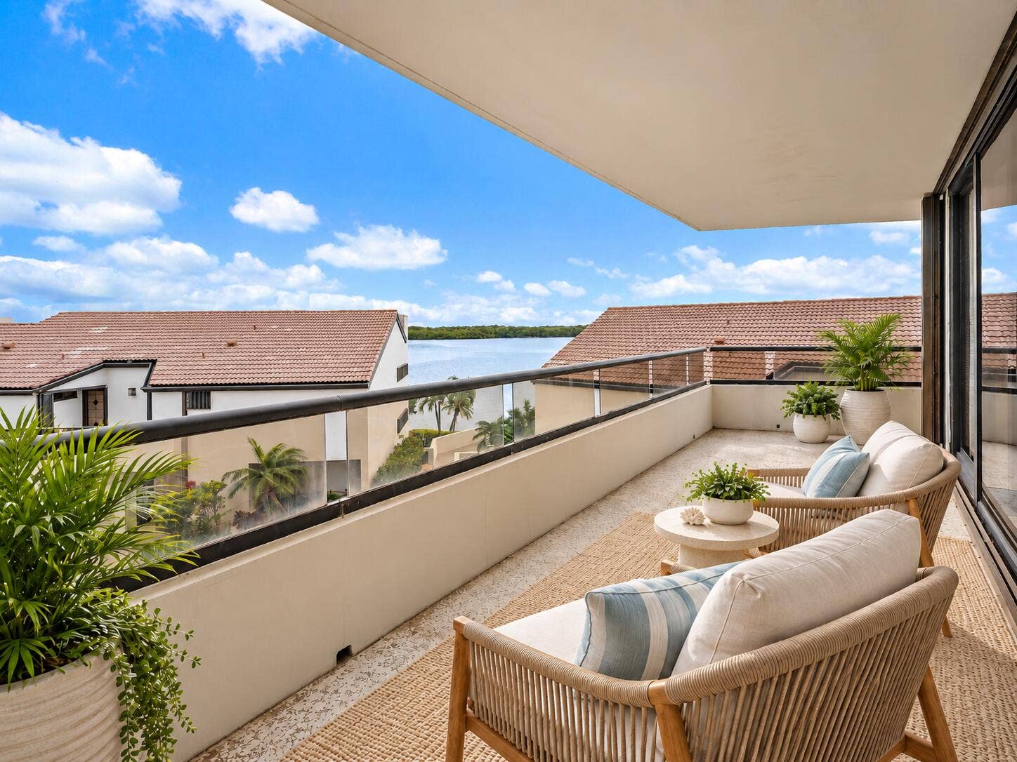 100 Lakeshore Drive, #251, North Palm Beach, FL 33408 Balcony - Virtually staged