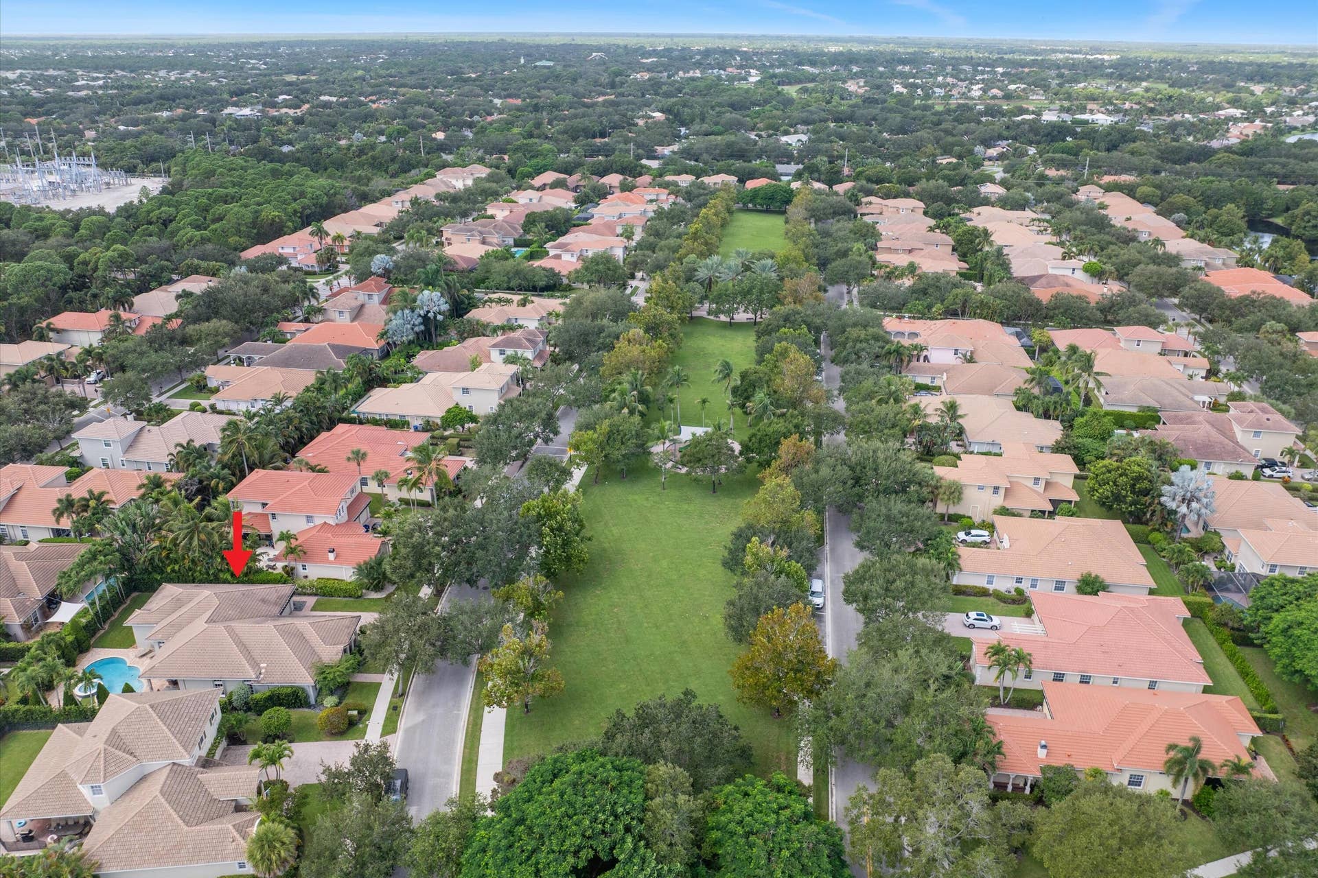 Aerial View of the Paseos Community