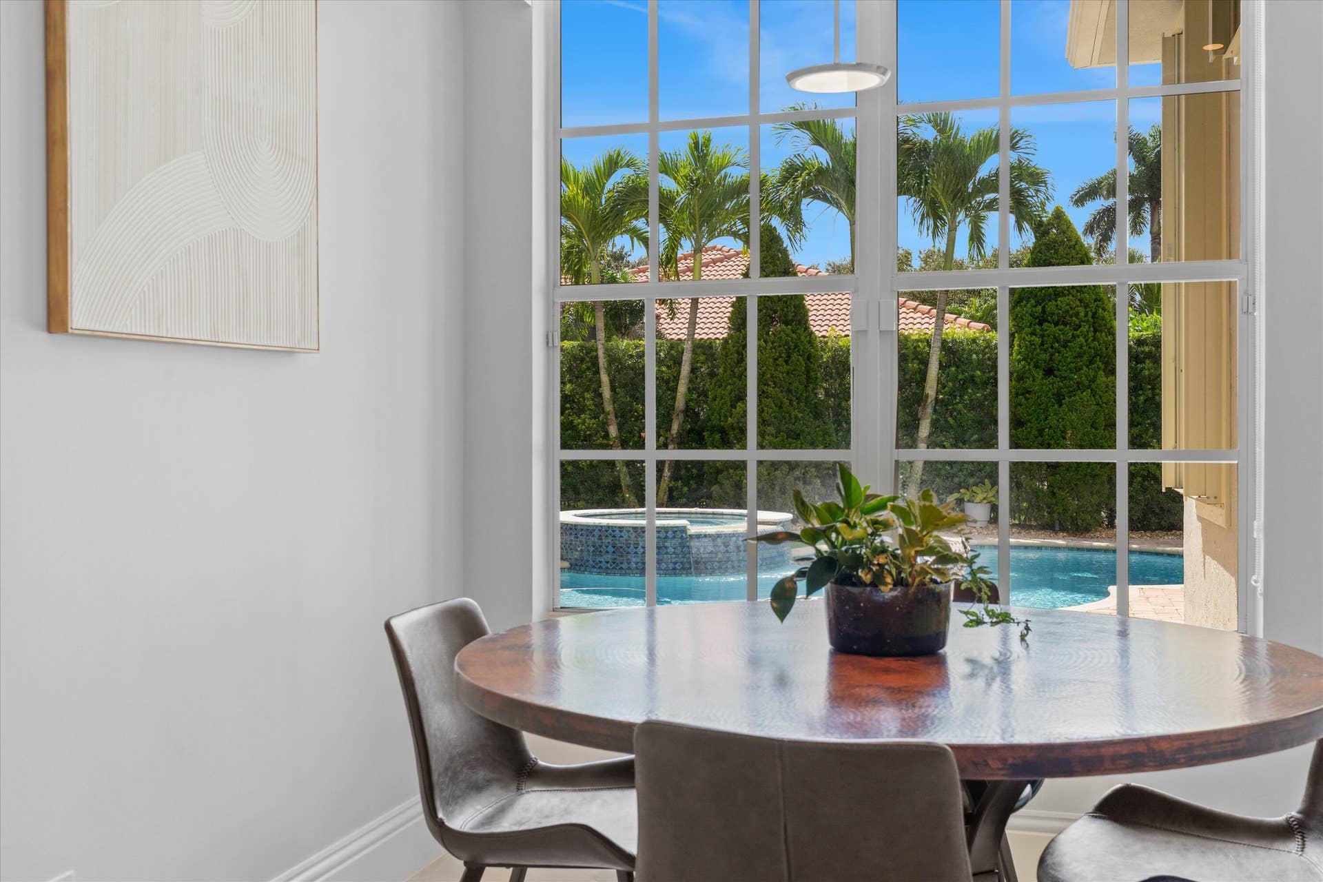 Breakfast Nook with Garden Views