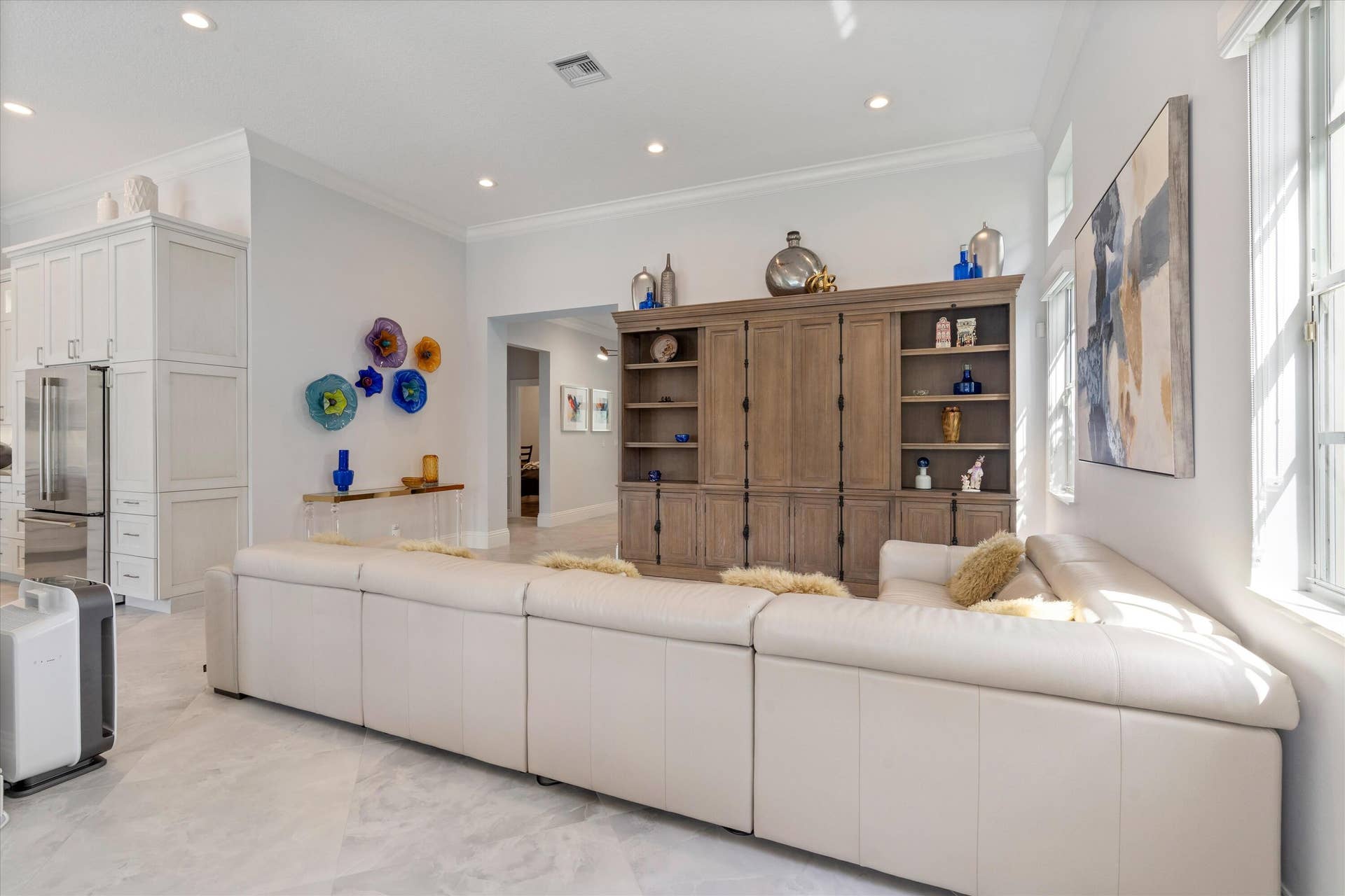 Open Living and Kitchen View
