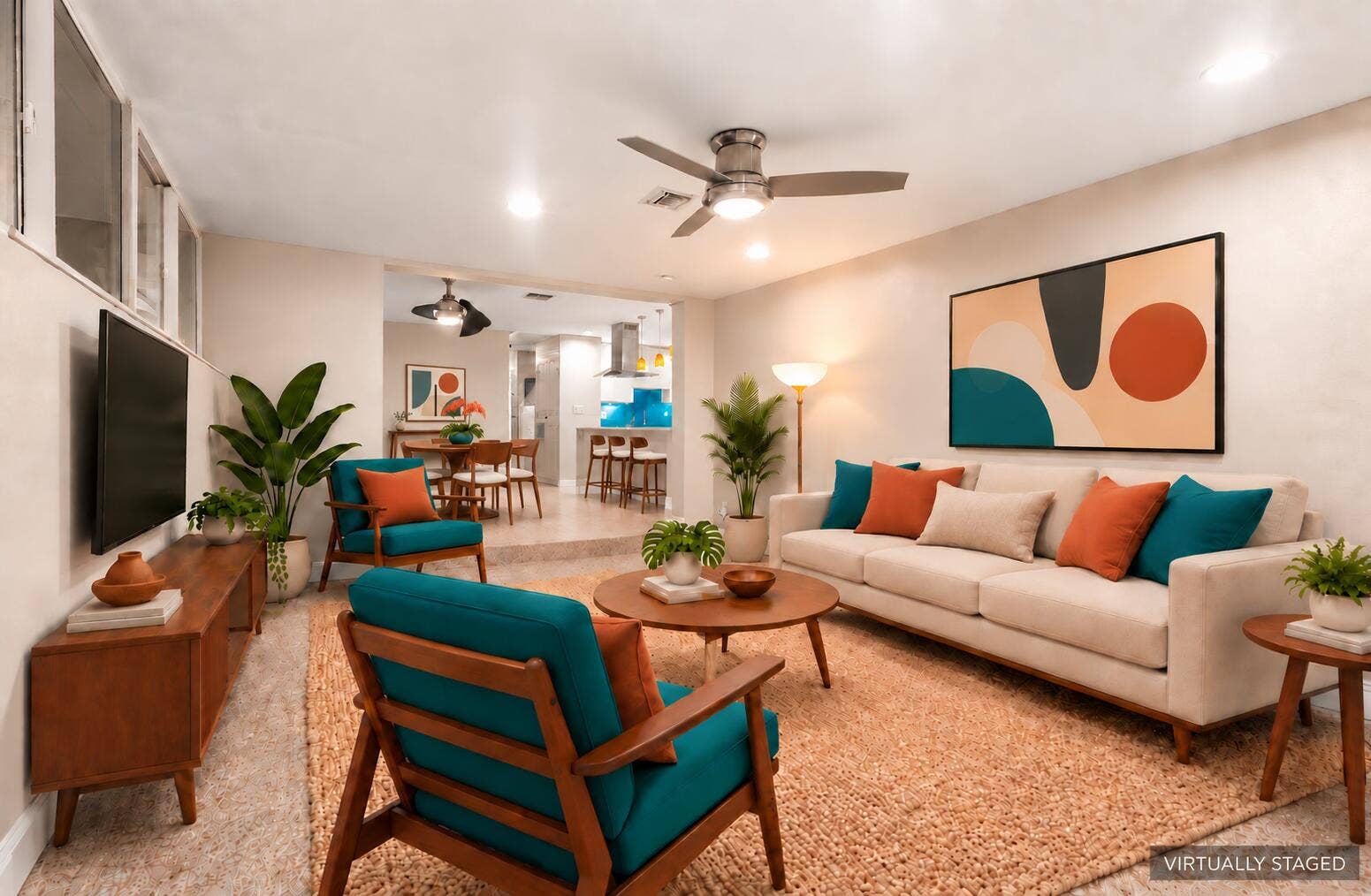 3697 NE 16TH Avenue, Oakland Park, FL 33334 V.S. Florida Room Colorful