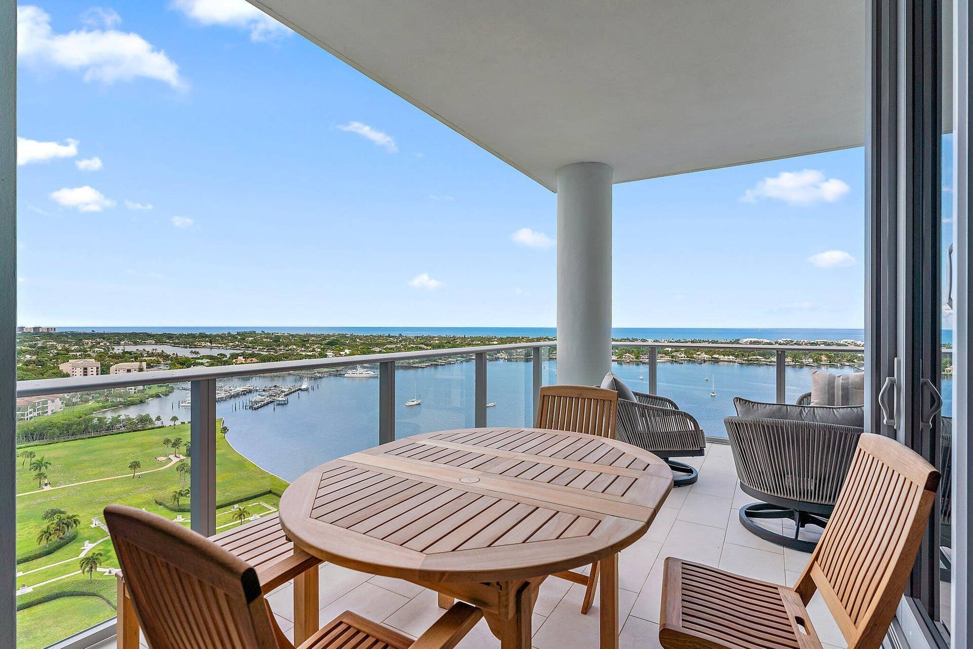 1 Water Club Way, #2003, North Palm Beach, FL 33408 Balcony off of Great Room