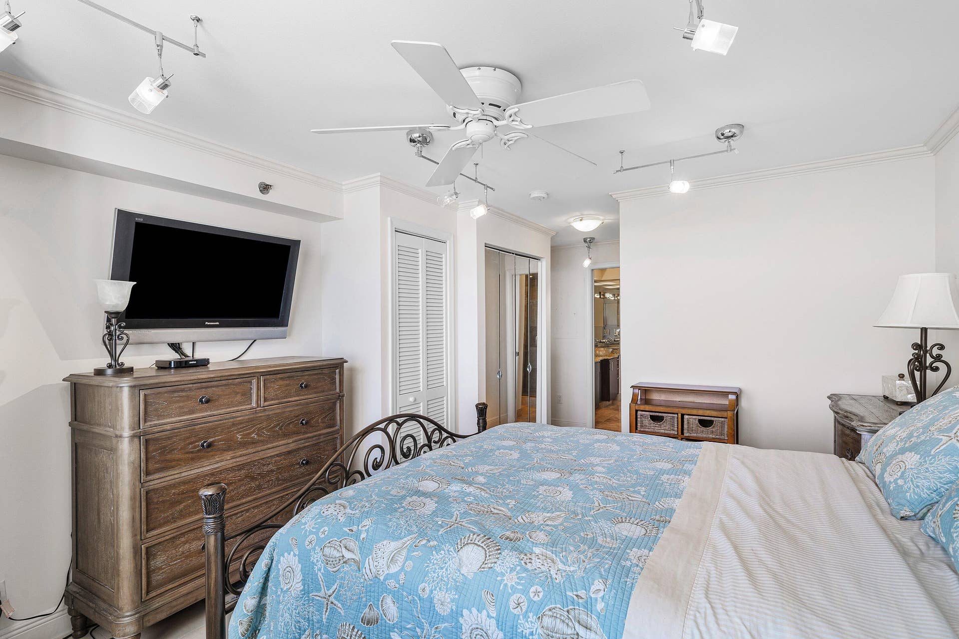 4505 S Ocean Boulevard, #1008, Highland Beach, FL 33487 Spacious bedroom with several closets and storage
