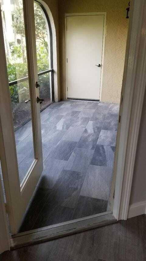 Screened in patio