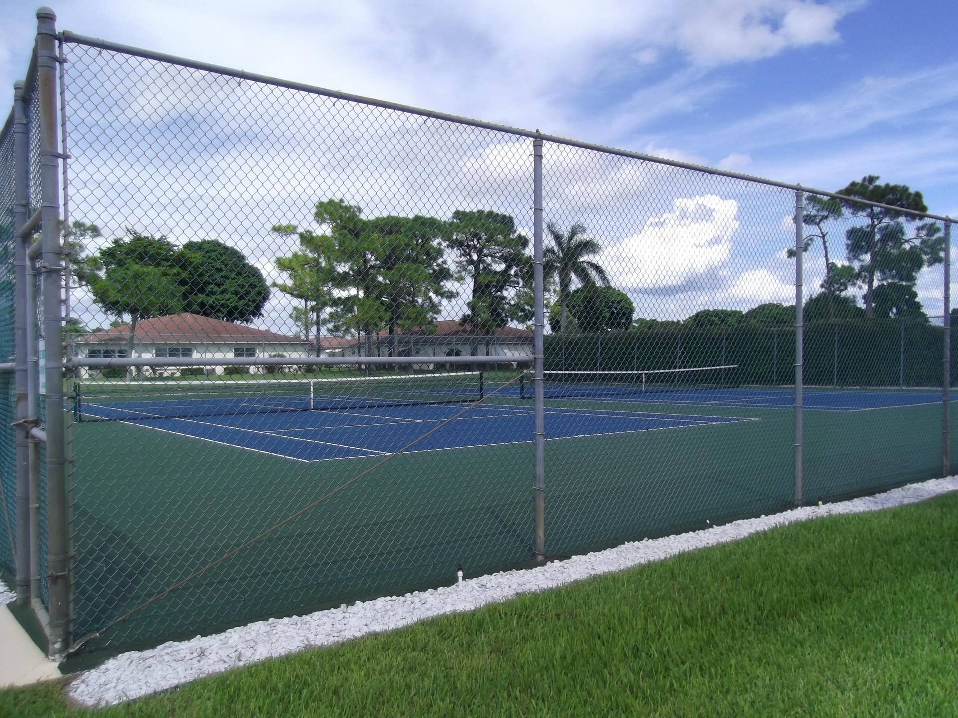 Two tennis courts