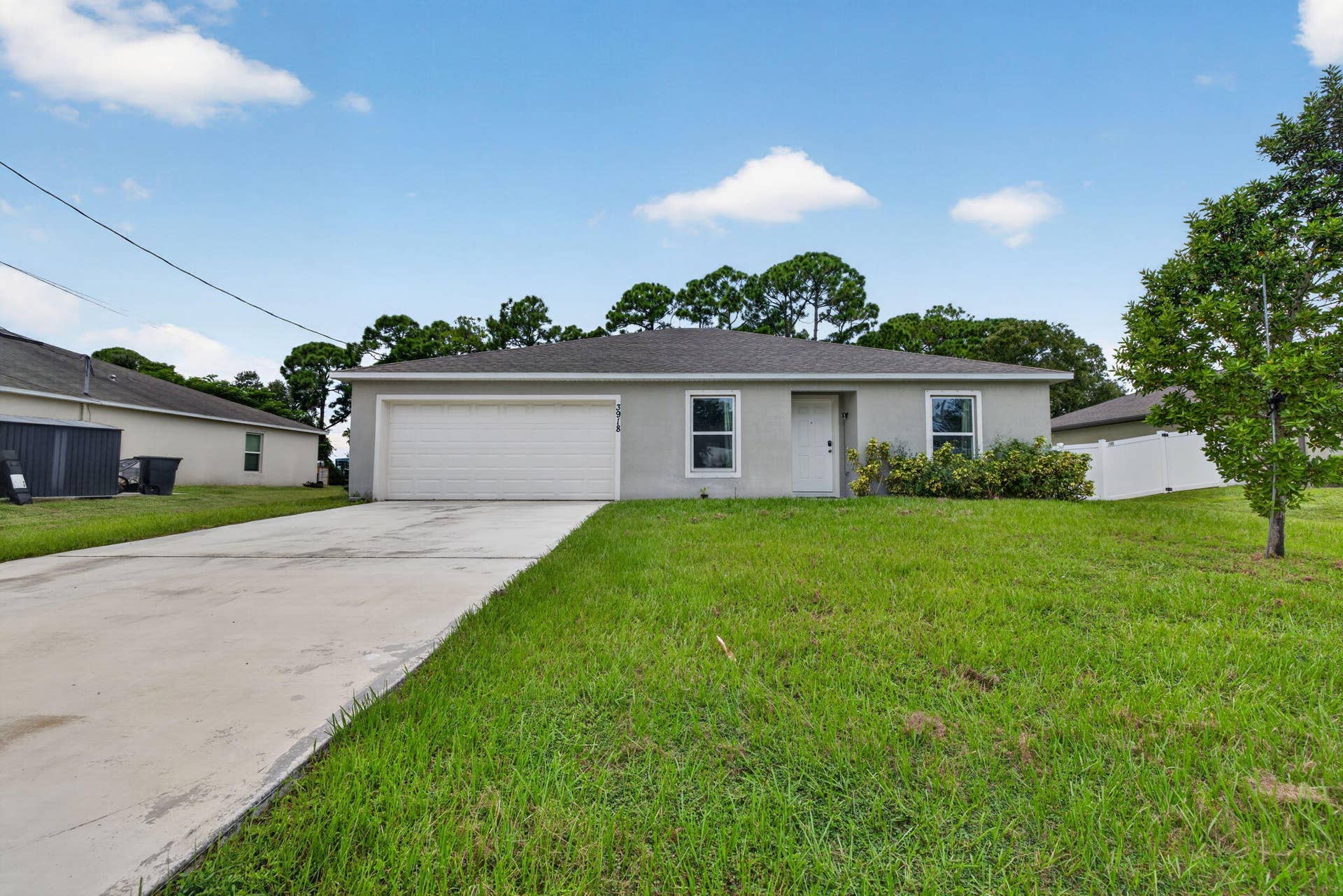 3918 SW BRUNSWICK Street, Port St Lucie, FL 34953 Front exterior