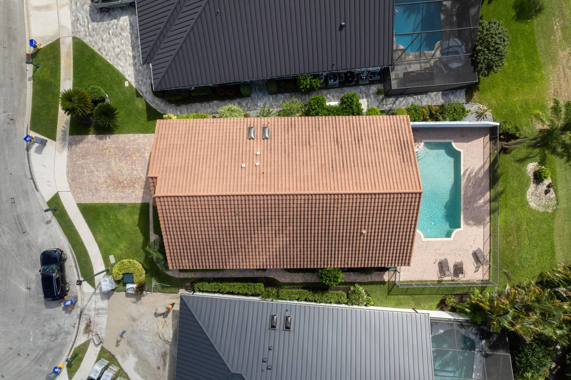 21452 BRIDGE VIEW Drive, Boca Raton, FL 33428 Aerial Top View