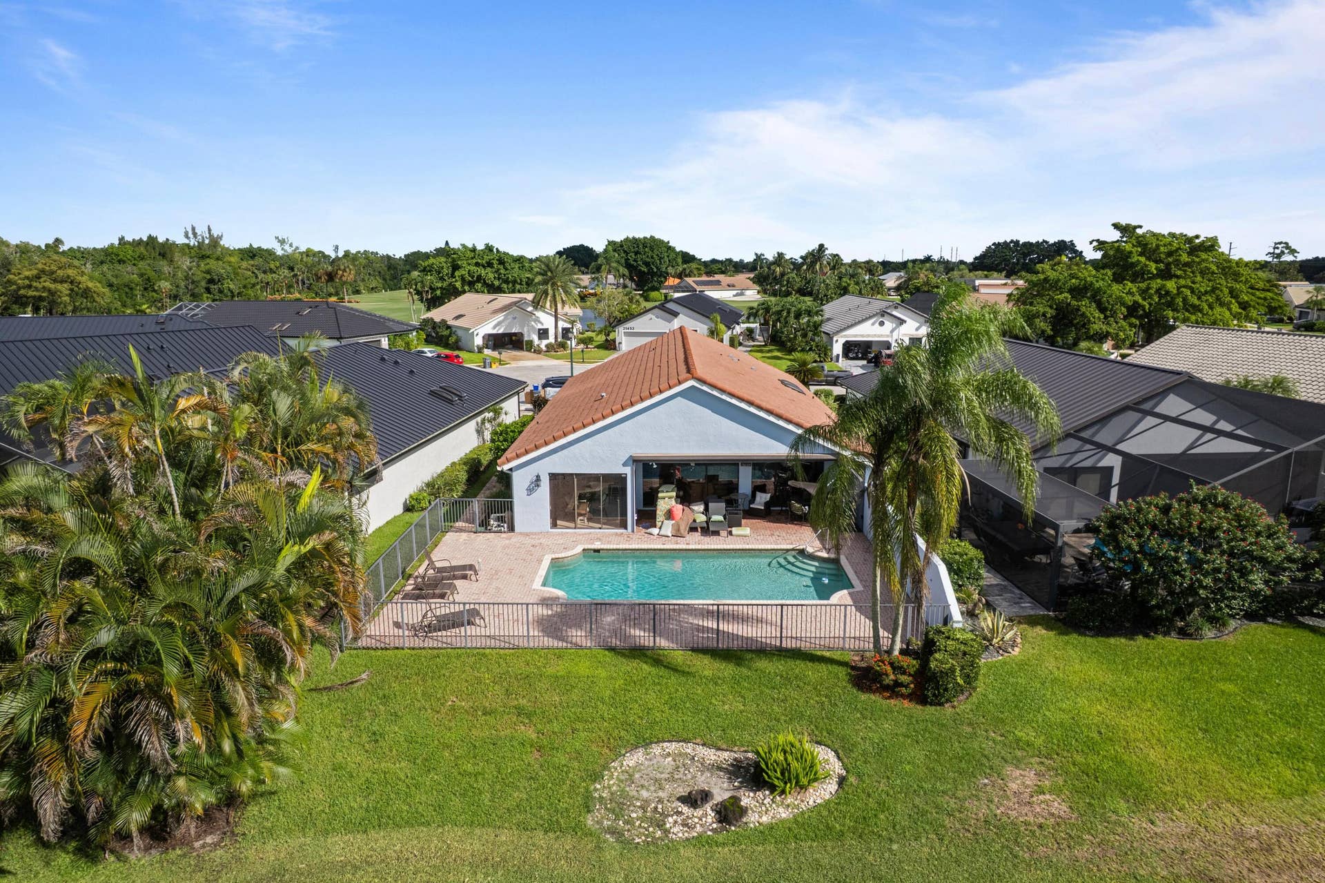 21452 BRIDGE VIEW Drive, Boca Raton, FL 33428 Aerial View