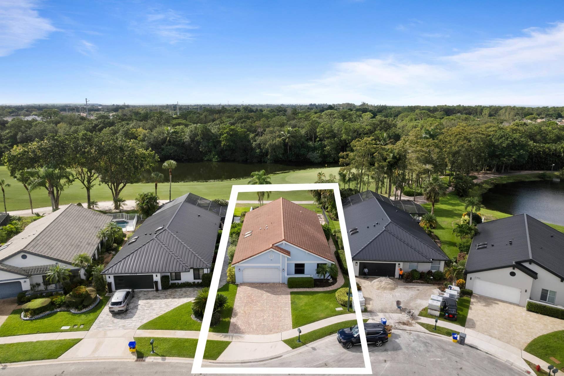 21452 BRIDGE VIEW Drive, Boca Raton, FL 33428 Aerial