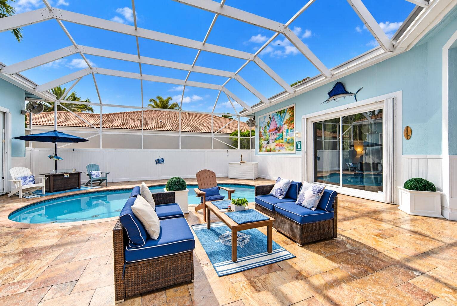 11950 NW 3RD Drive, Coral Springs, FL 33071 Coastal Pool Lanai Retreat