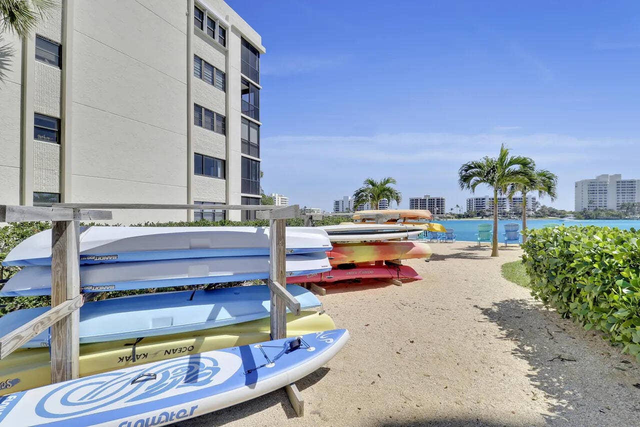 Kayak and Paddle Storage