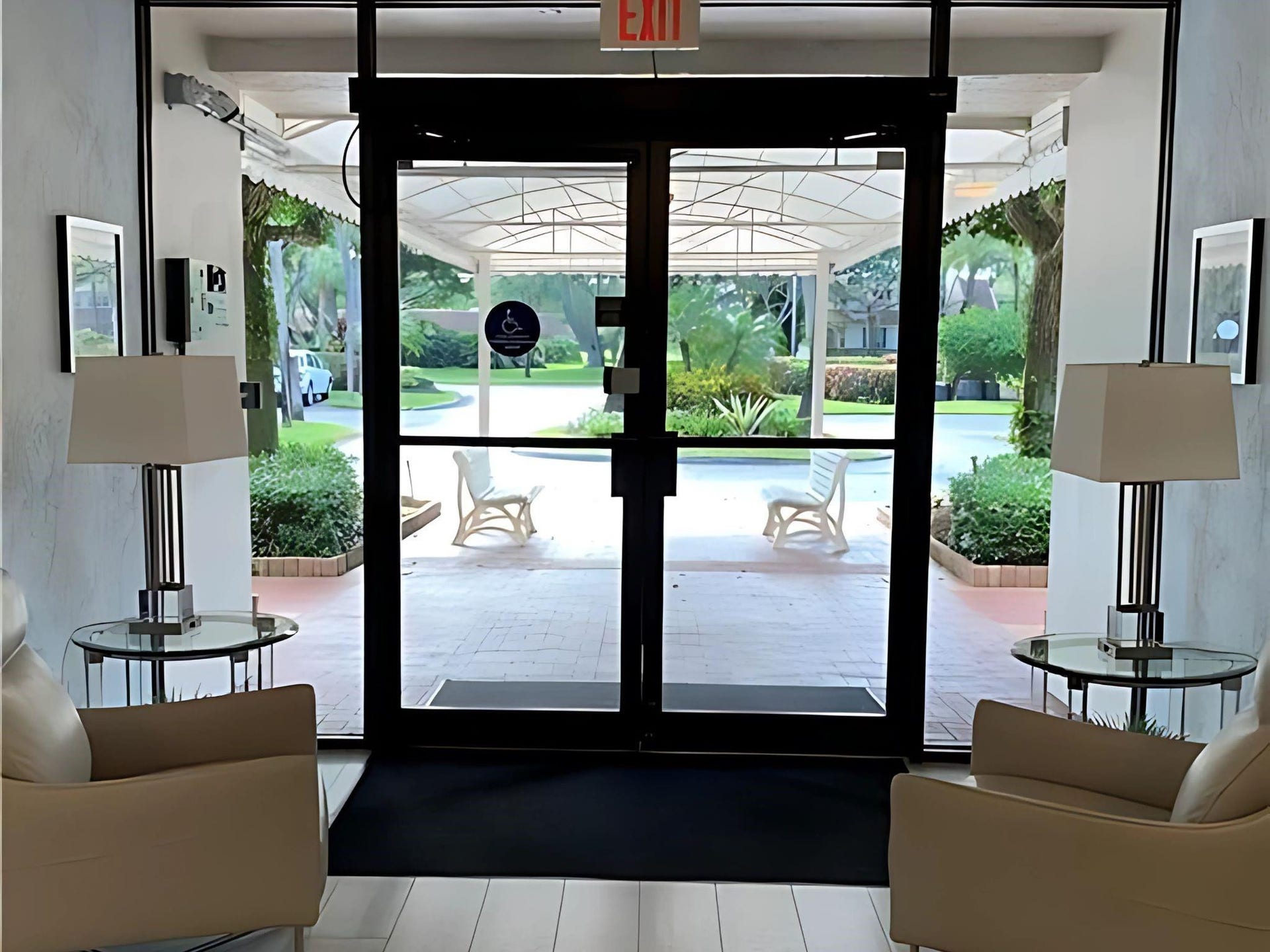 Updated lobby of Building 72