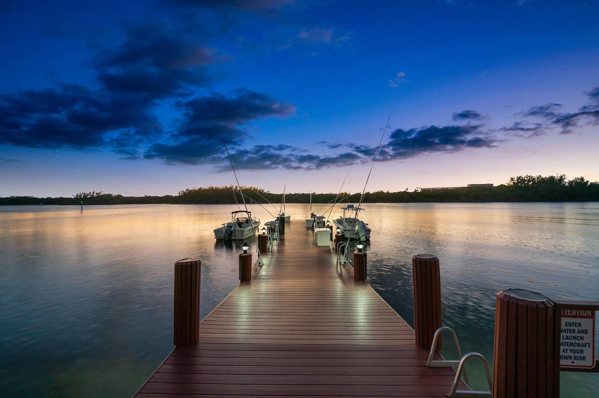 2121 N OCEAN Boulevard, #1004E, Boca Raton, FL 33431 Sunset on the dock