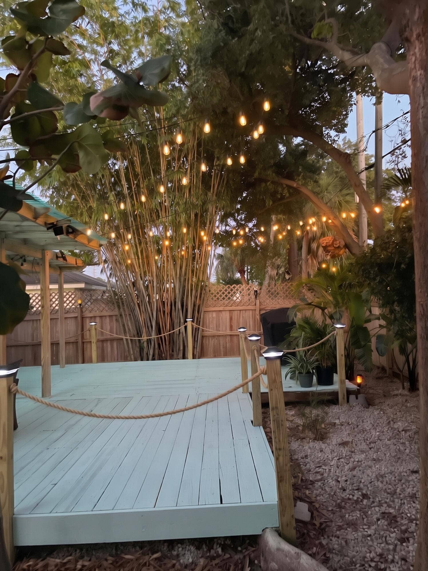101 E 25th Street, West Palm Beach, FL 33404 deck with lights