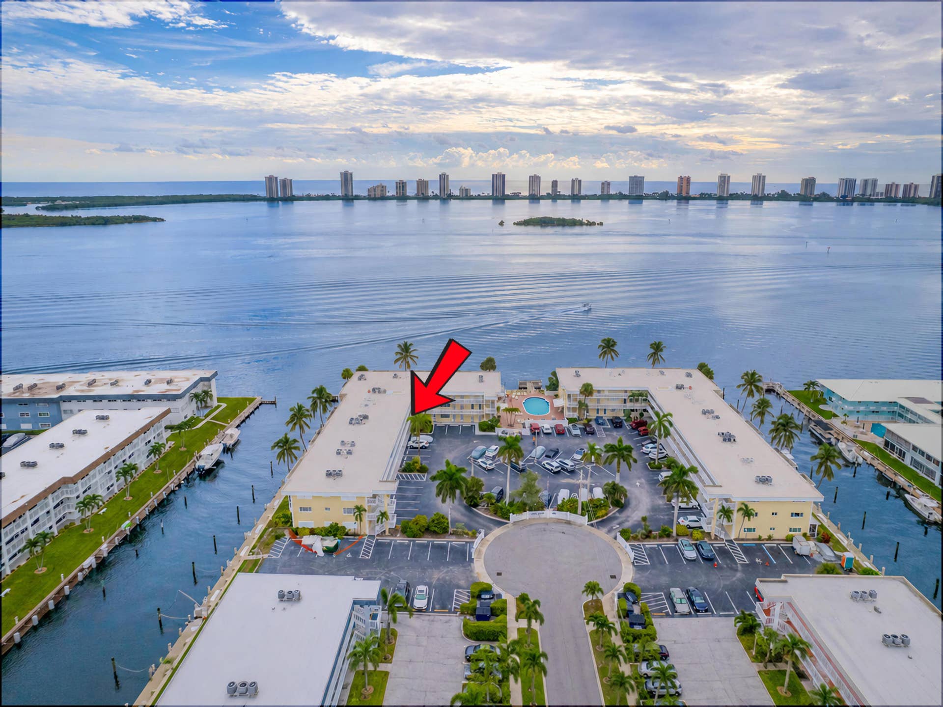 101 Doolen Court, #205, North Palm Beach, FL 33408 Aerial