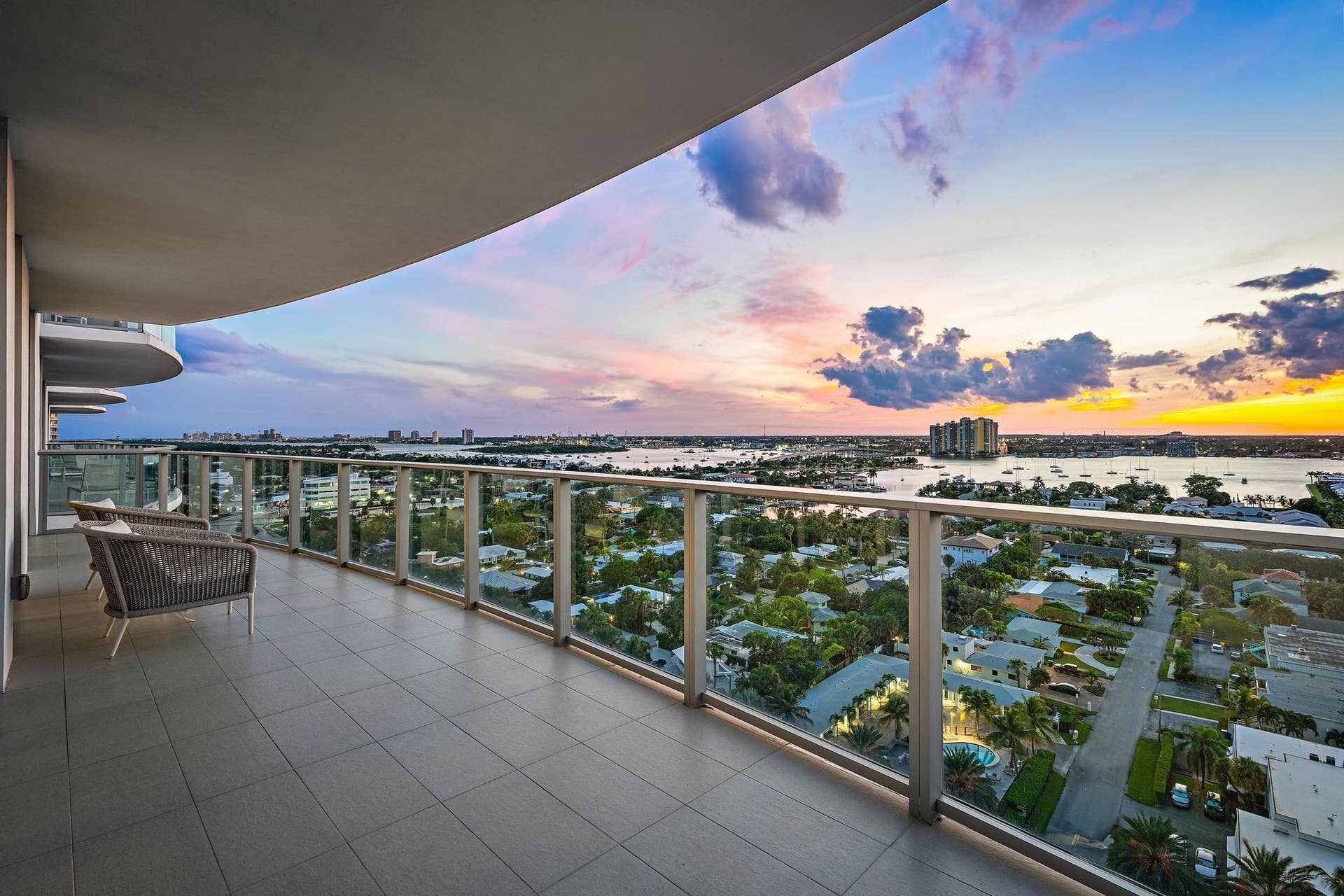 WEST BALCONY SUNSET