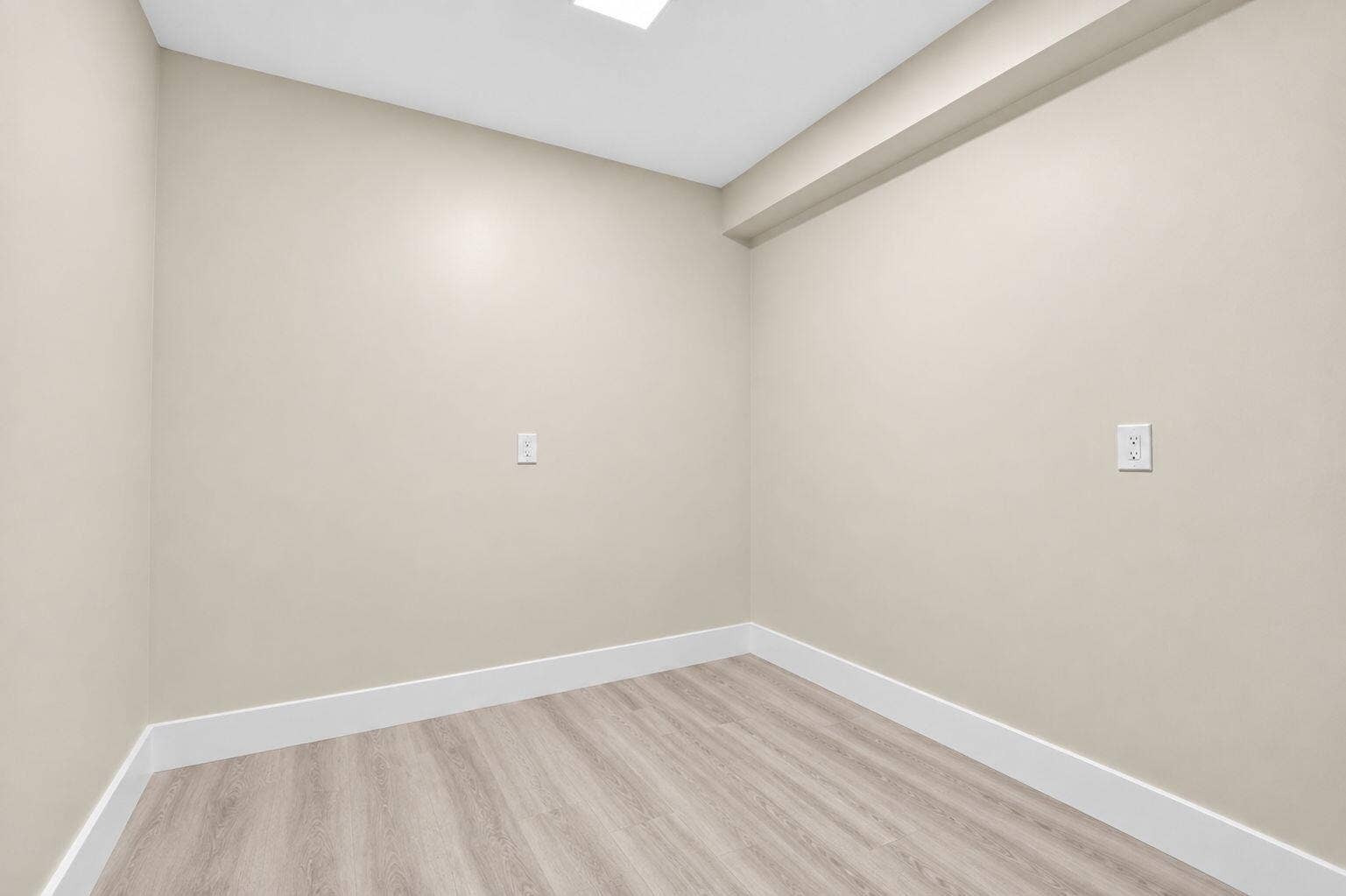 Vacant storage room area