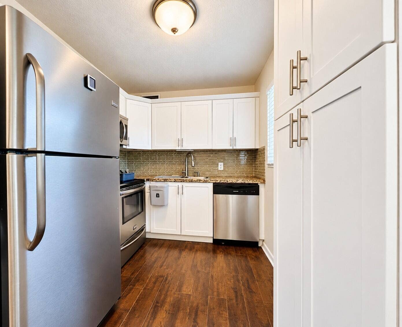 Beautifully Updated Kitchen With New Stainless Steel Appliance Package