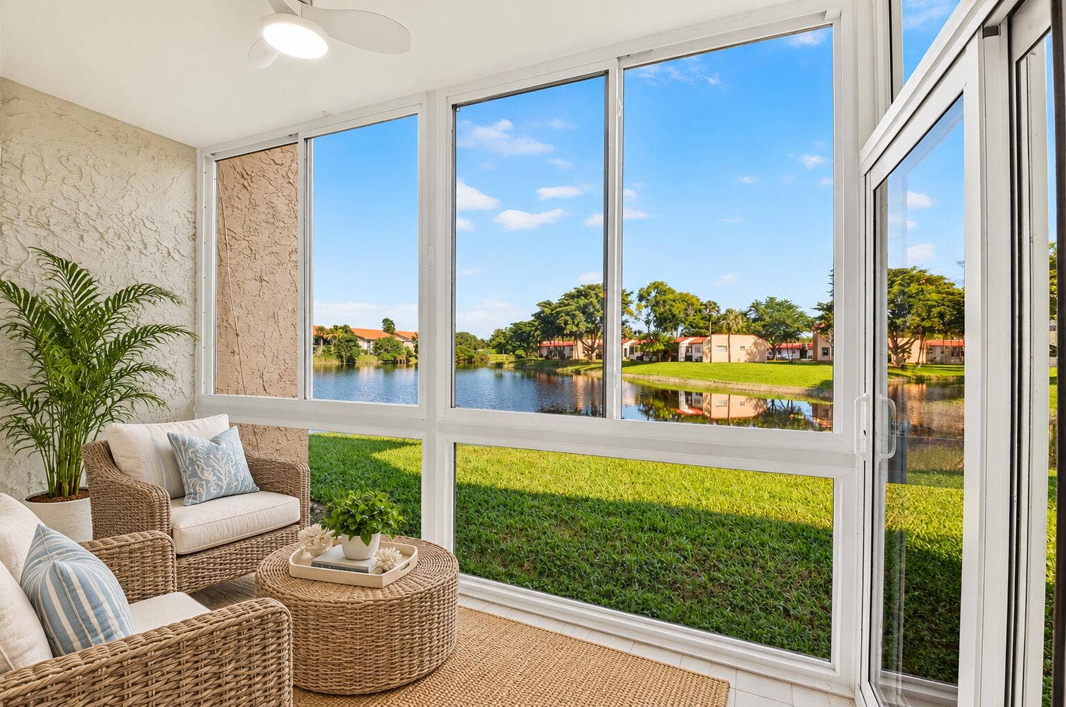 163 LAKE EVELYN Drive, West Palm Beach, FL 33411 Brand New Storm Impact Floor to Ceiling Windows