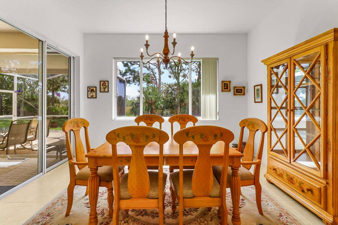 9110 Bay Harbour Circle, West Palm Beach, FL 33411 View from dining room