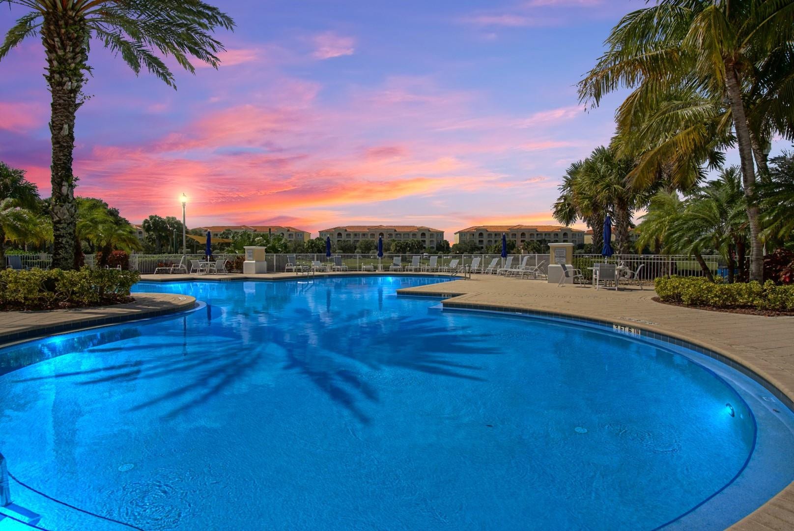 Heated resort-like pool